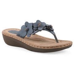 Cassilia Floral Mini Wedge Sandal