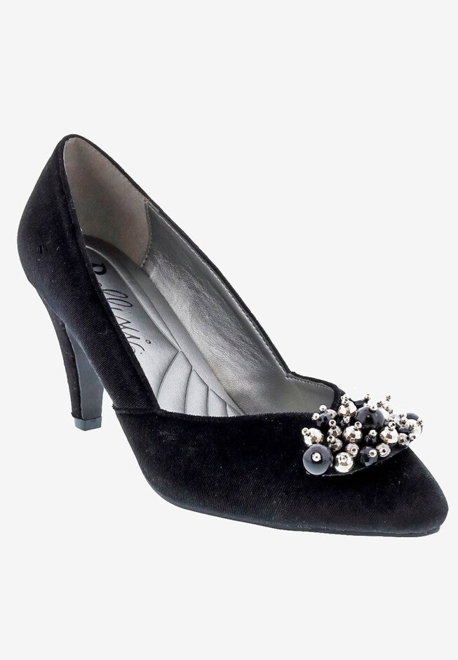 May Pump, BLACK VELVET, hi-res image number 0