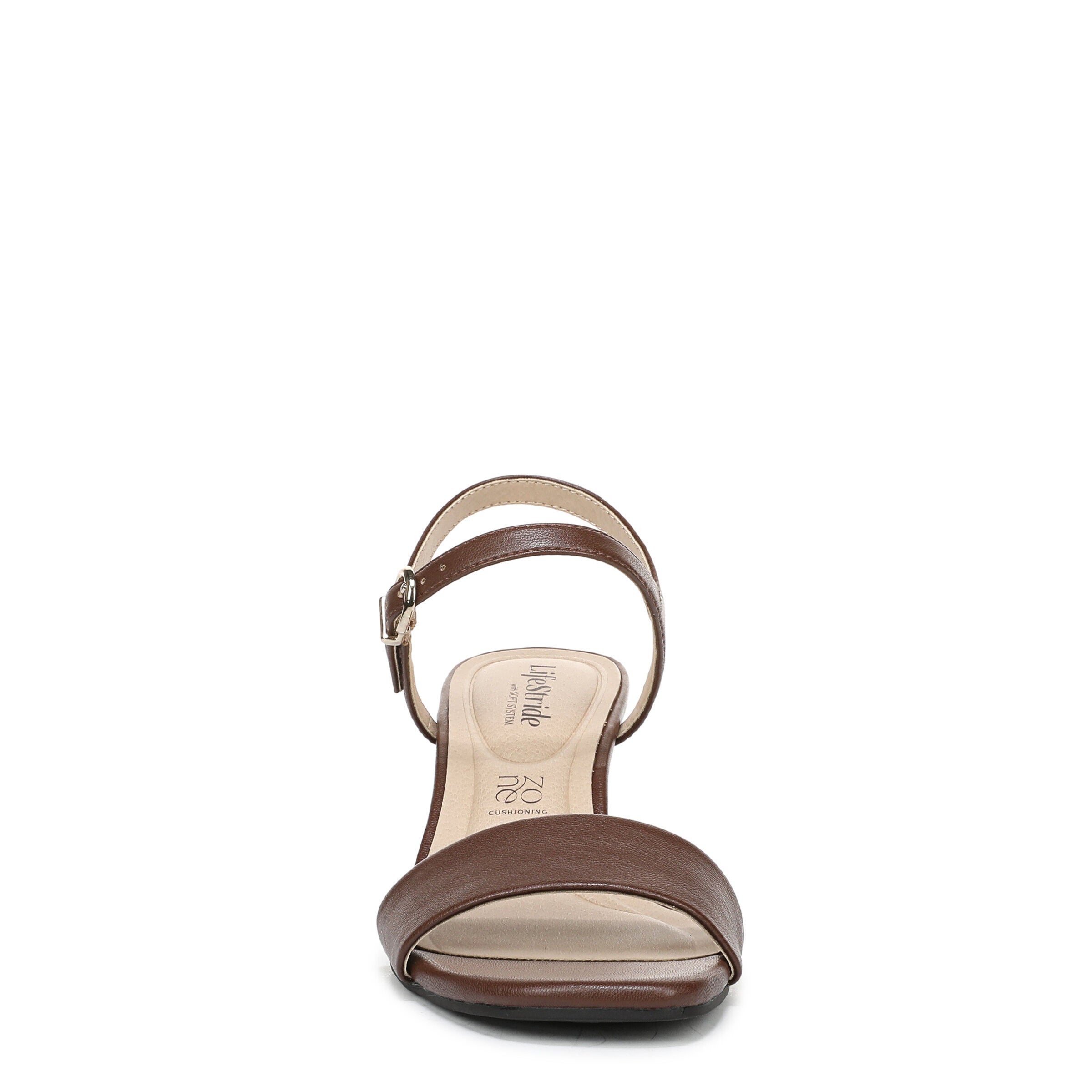 Sawyer Wedge Dress Sandal, COCOA BROWN, alternate image number 4