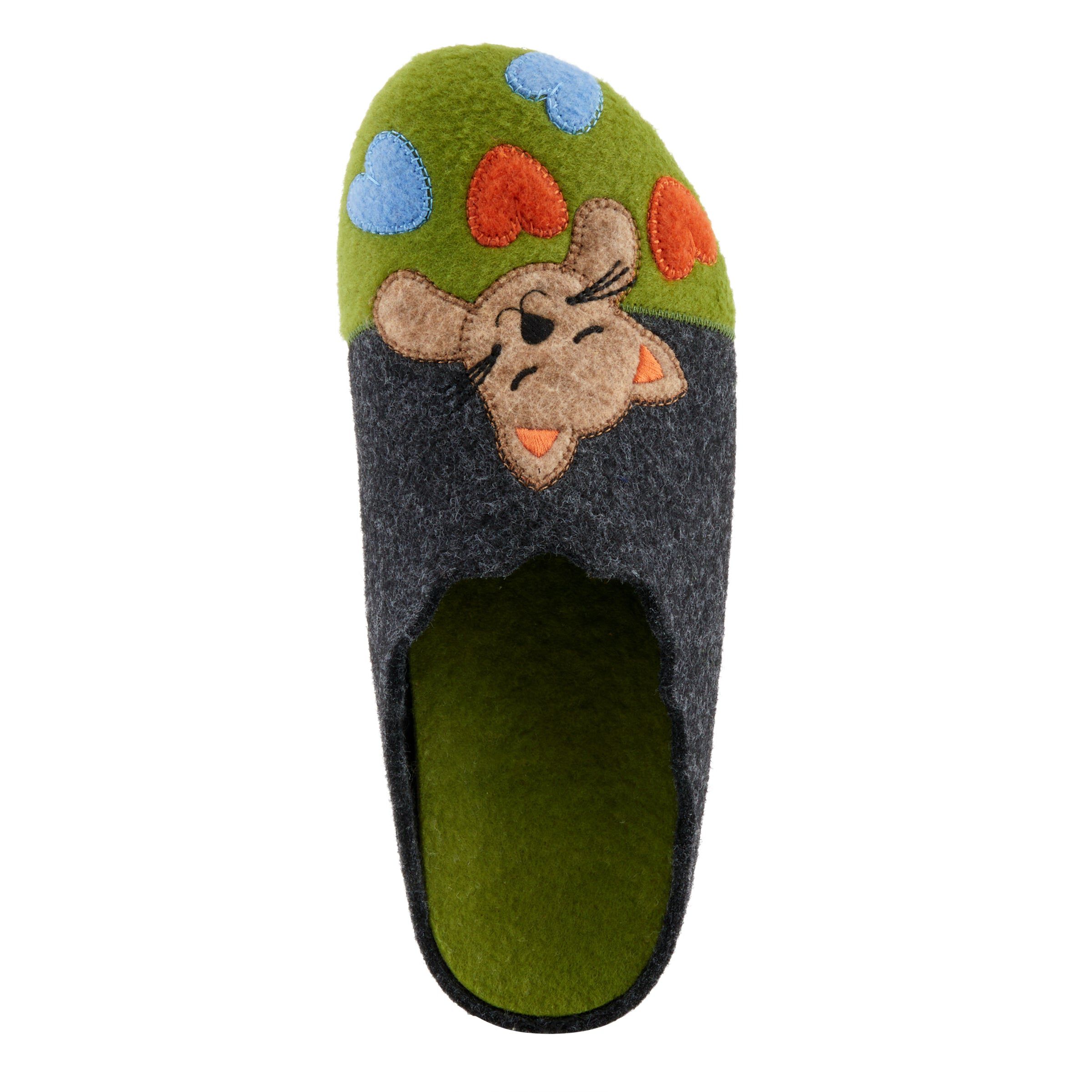 Cuttlecat Slippers, GREEN, alternate image number 3