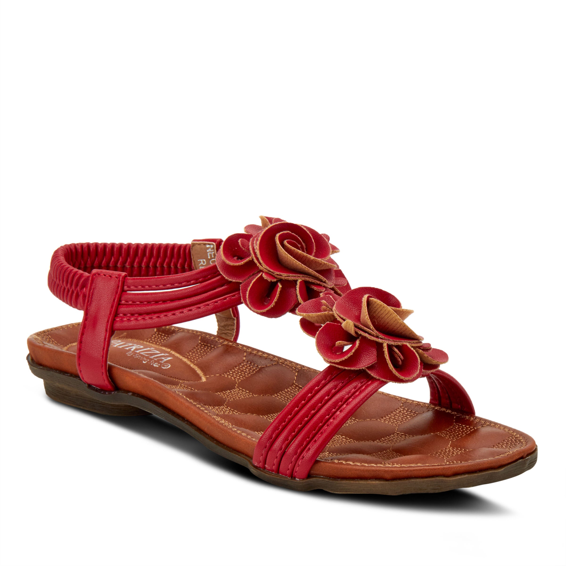 Nectarine T-Strap Thong Sandal, RED, alternate image number 7