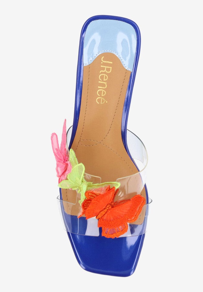 Cybel Slip-On Sandal, BLUE, alternate image number null