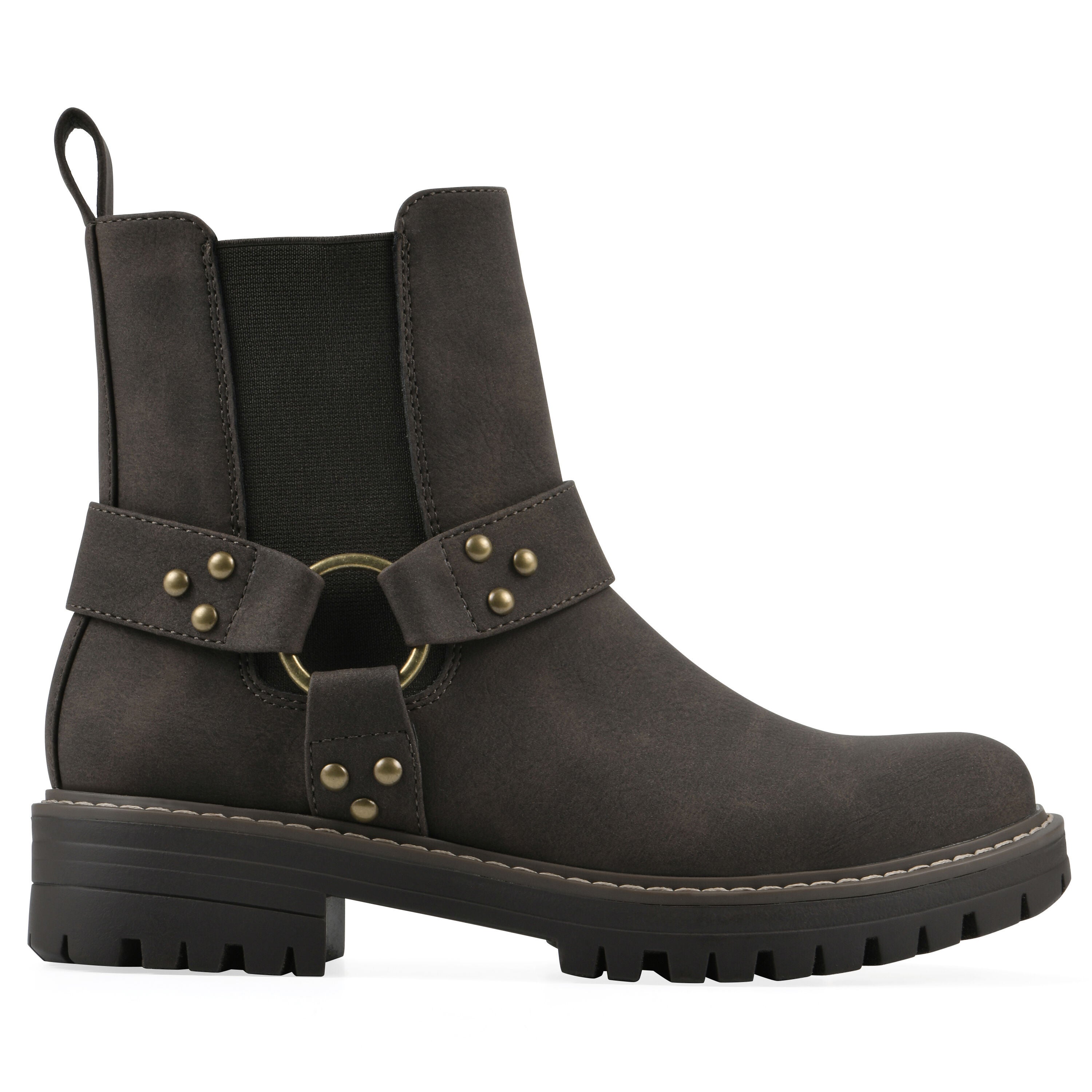 Maximus Chelsea Boot, DARK BROWN NUBUCK, alternate image number 2