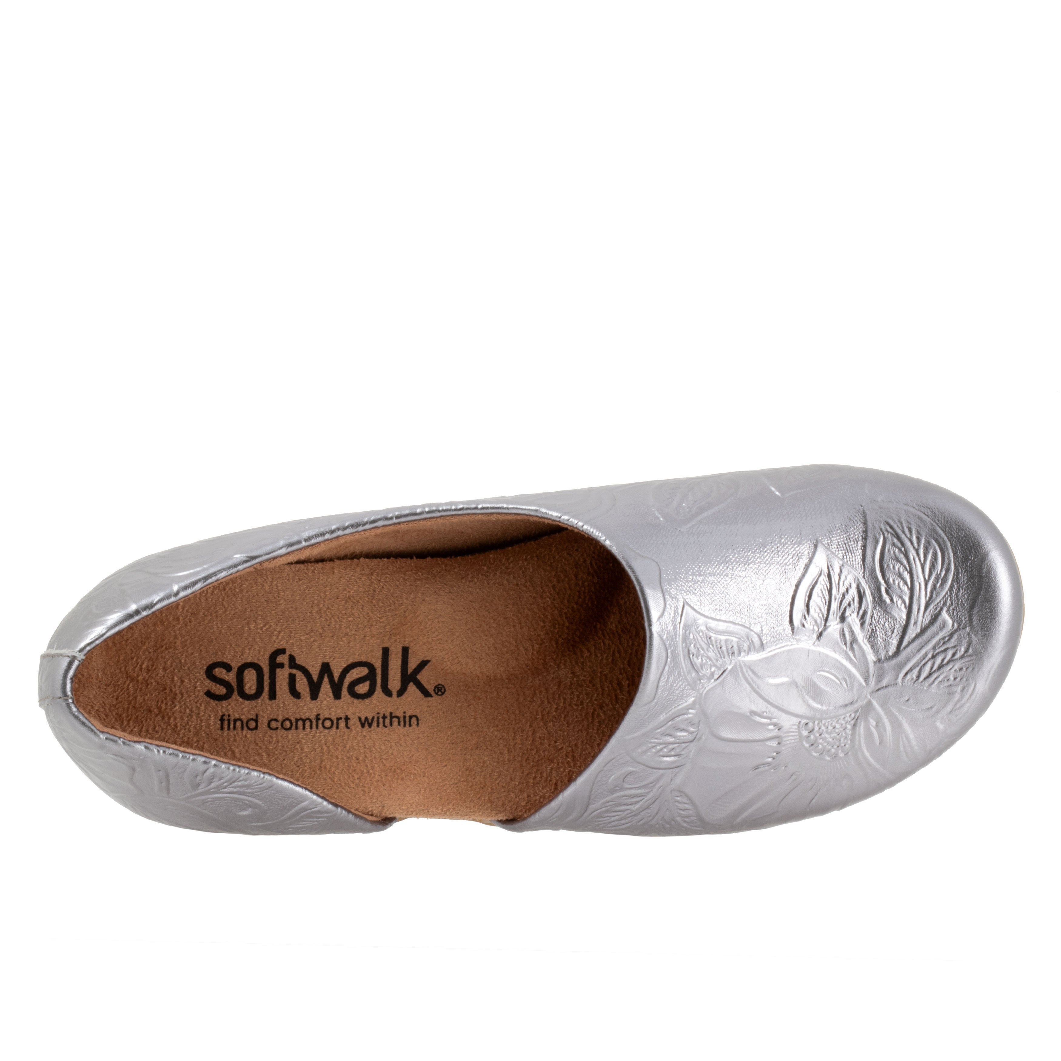 Addie Clog, PEWTER FLORAL, alternate image number 3