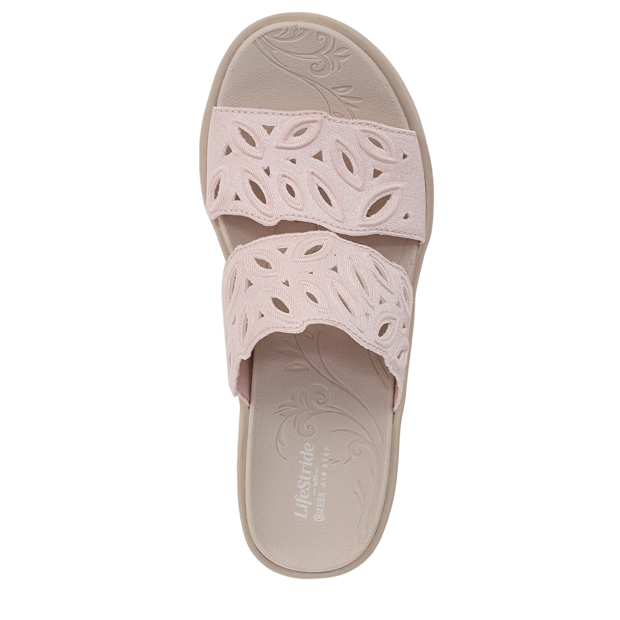 Delight Slip-On Comfort Sandal, PEACH WHIP, alternate image number 6