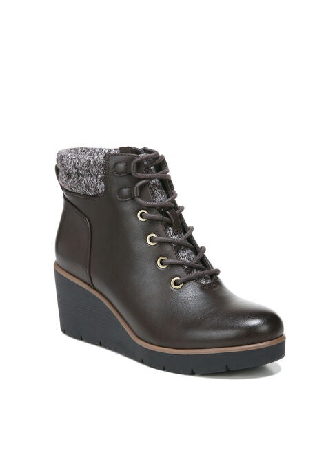 Atlas Wedge Bootie, DARK BROWN, hi-res image number null