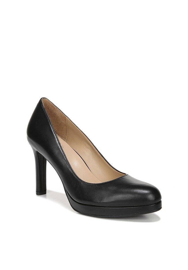 Teresa Pump , BLACK LEATHER, hi-res image number null