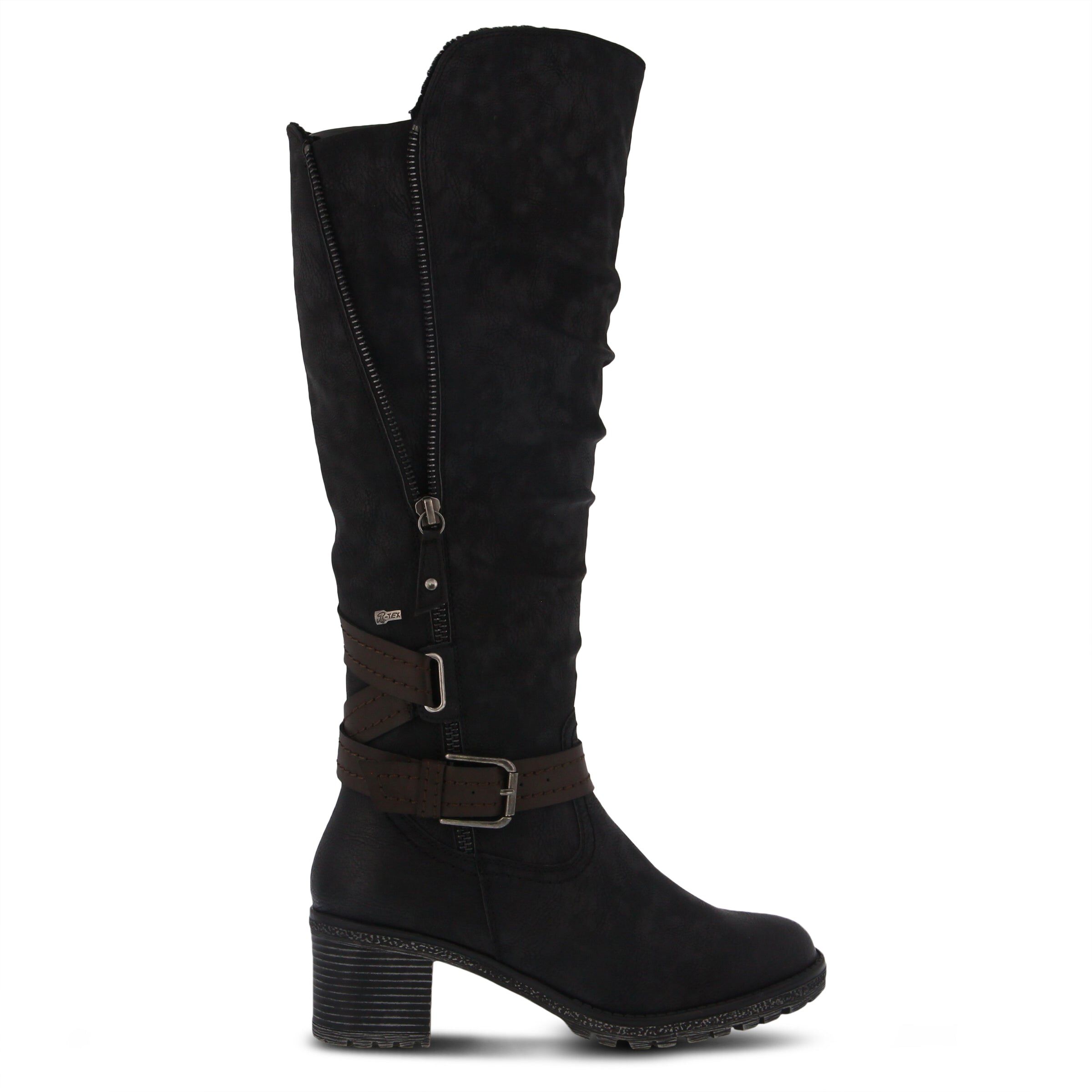 Gemisola Tall Boots, BLACK, alternate image number 4