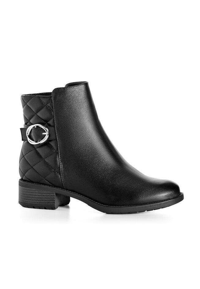 Kylee Quilted Ankle Boot, BLACK, on-hover image number null