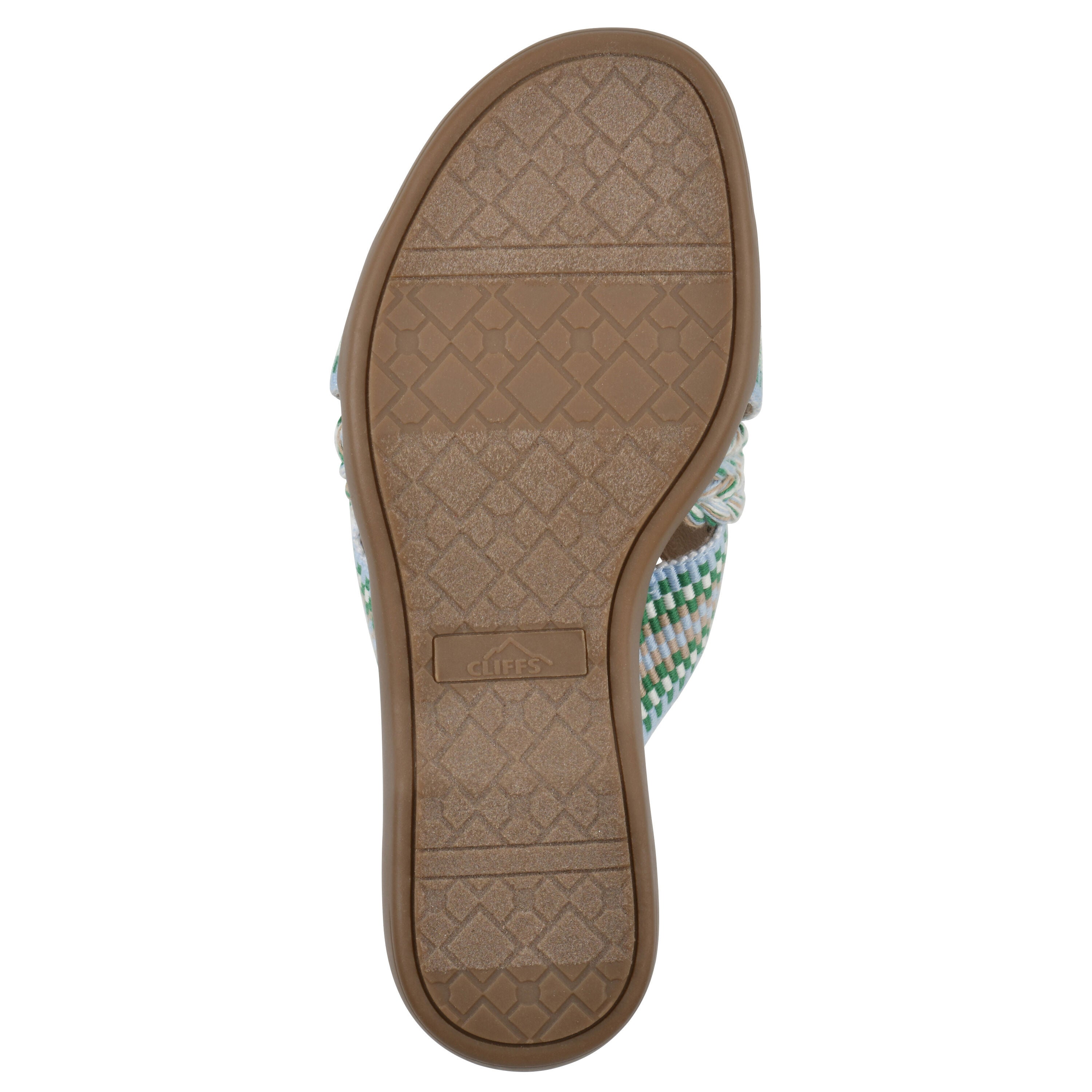 Blinding Slide Sandal, GREEN MULTI FABRIC, alternate image number 5