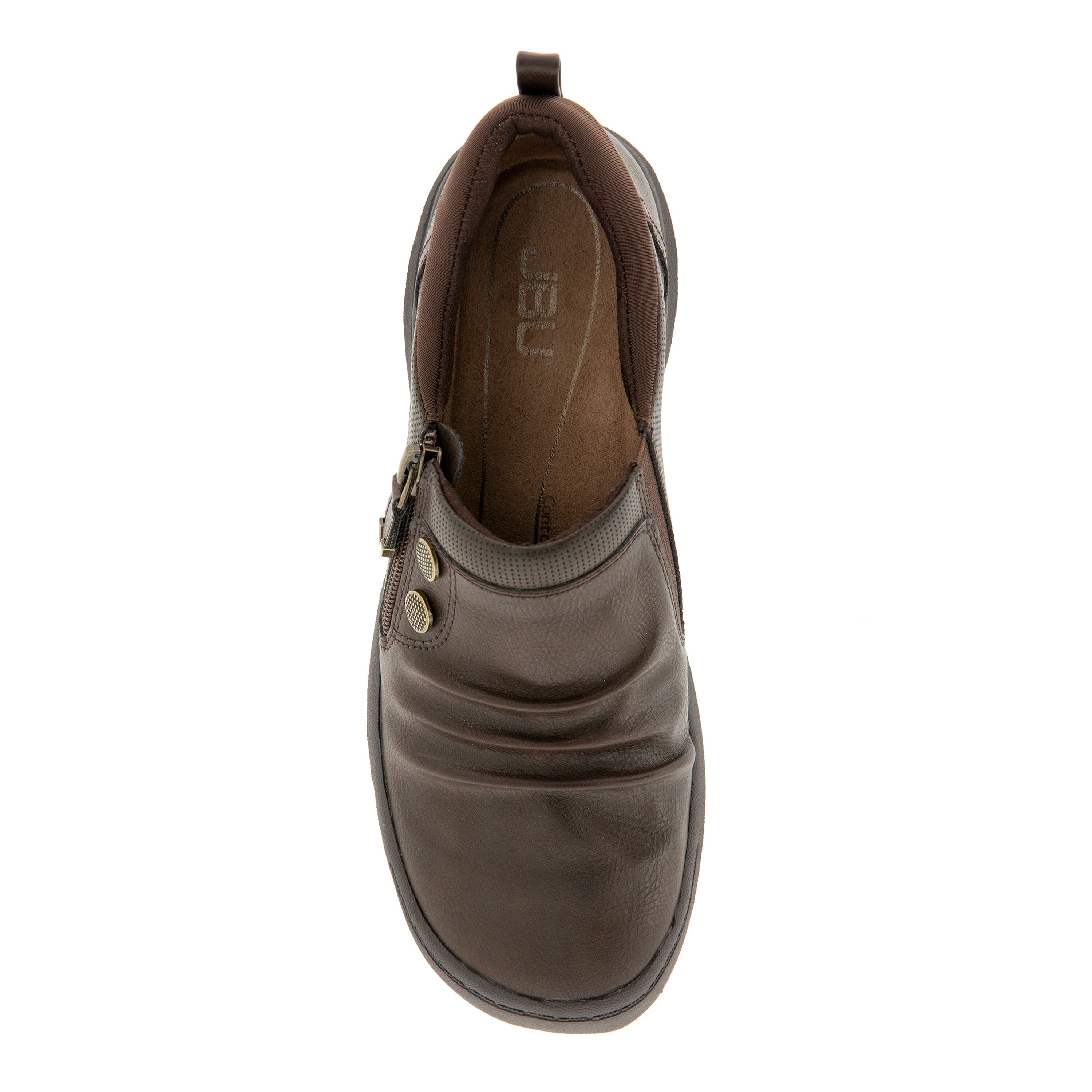 Romi Closed Casual Flat, CHOCOLATE, alternate image number 4