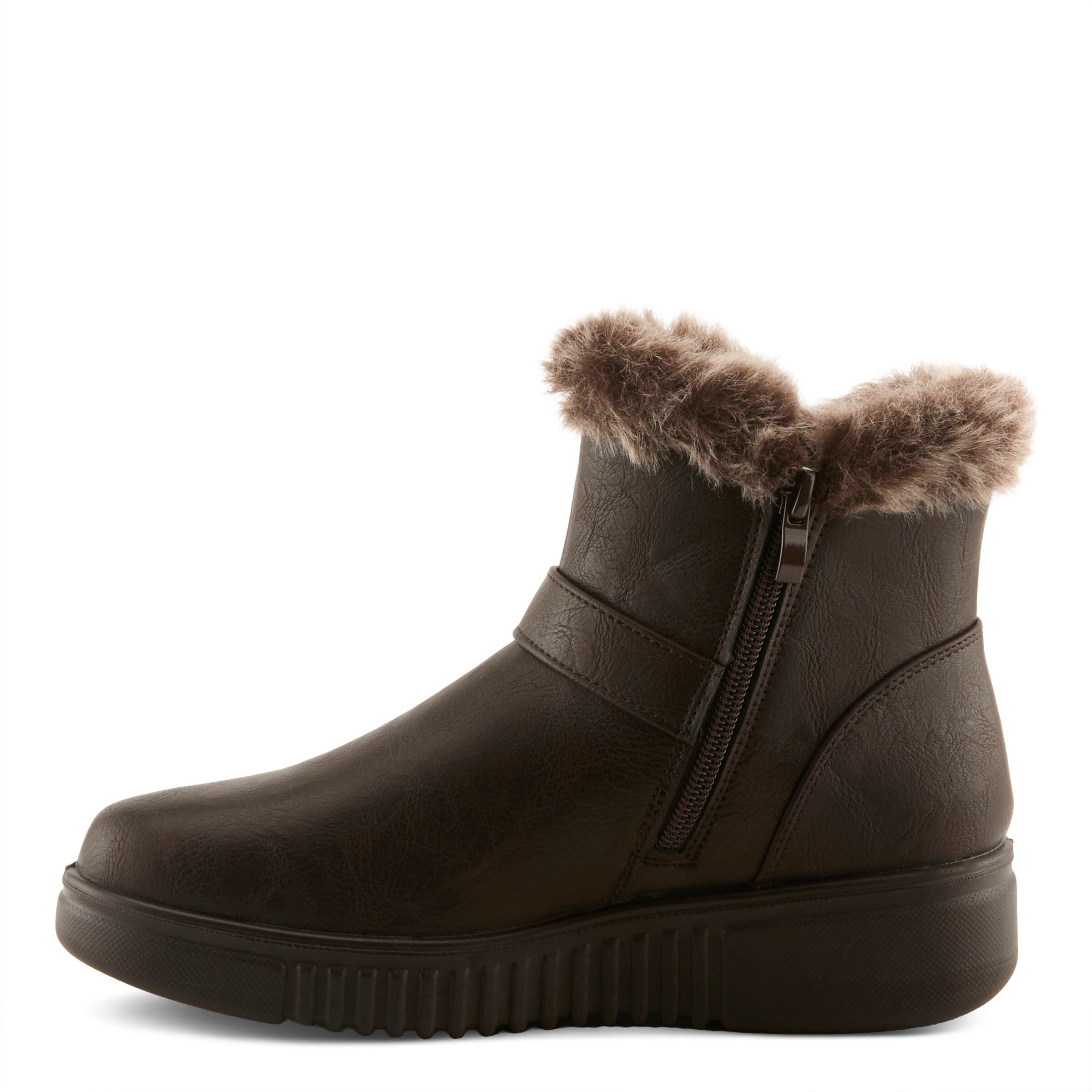 Camdria Booties, DARK BROWN, alternate image number 2