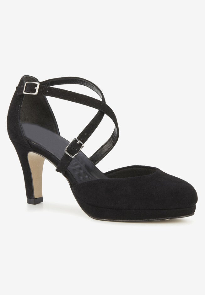 Pammy Pump, BLACK SUEDE, hi-res image number 0