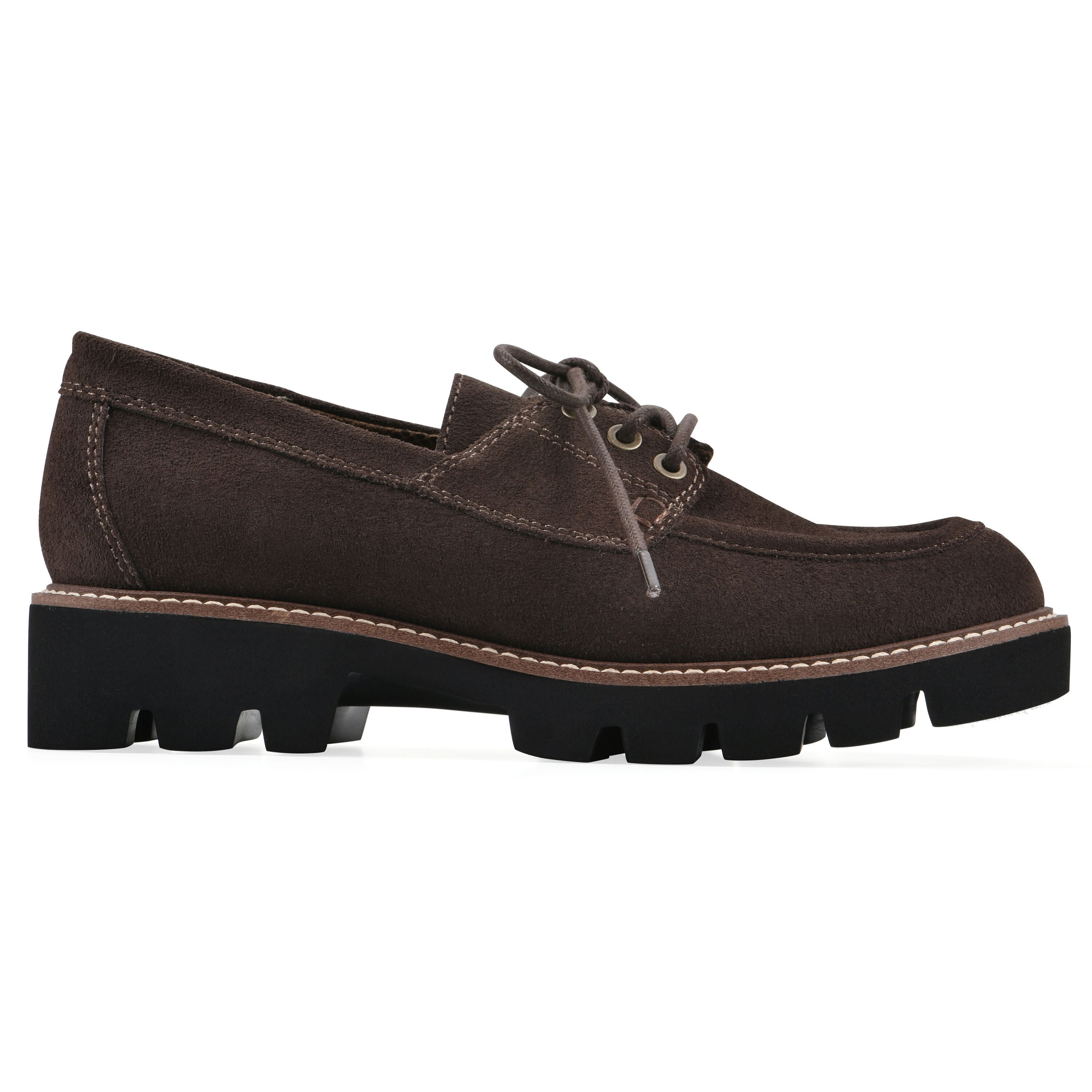 Gino Lug Sole Loafer, COCO BROWN SUEDE, alternate image number 2