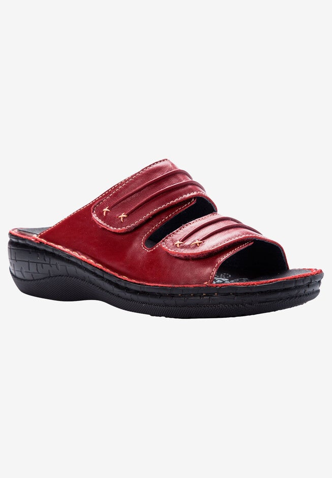 June Sandals by Propet®, RED, hi-res image number null