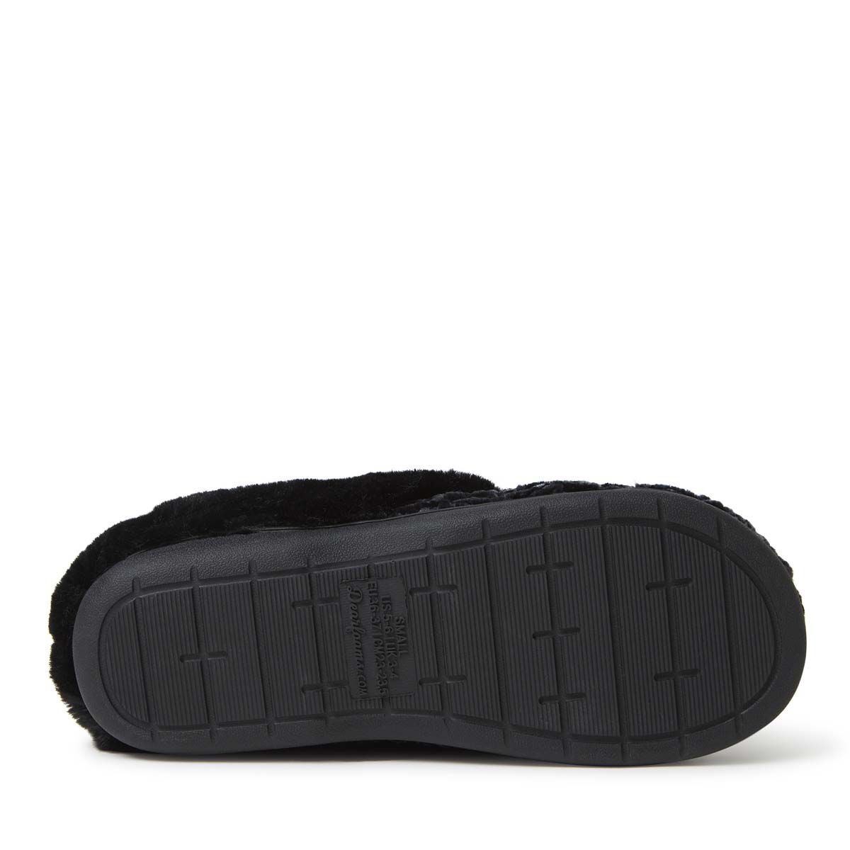 Claire Cable Knit Chenille Clog, BLACK, alternate image number 4