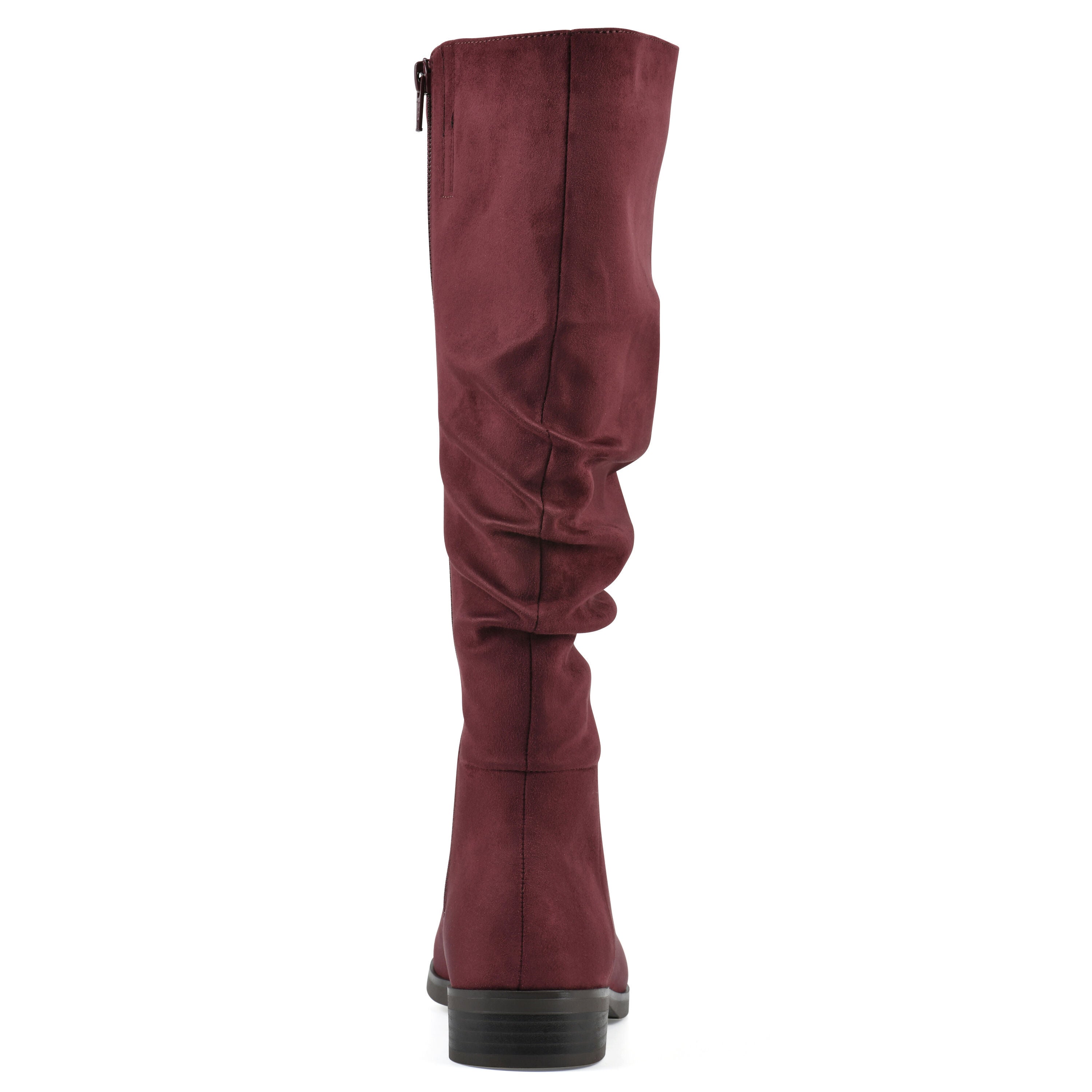Barnes Tall Shaft Boot, BURGUNDY FABRIC, on-hover image number 1