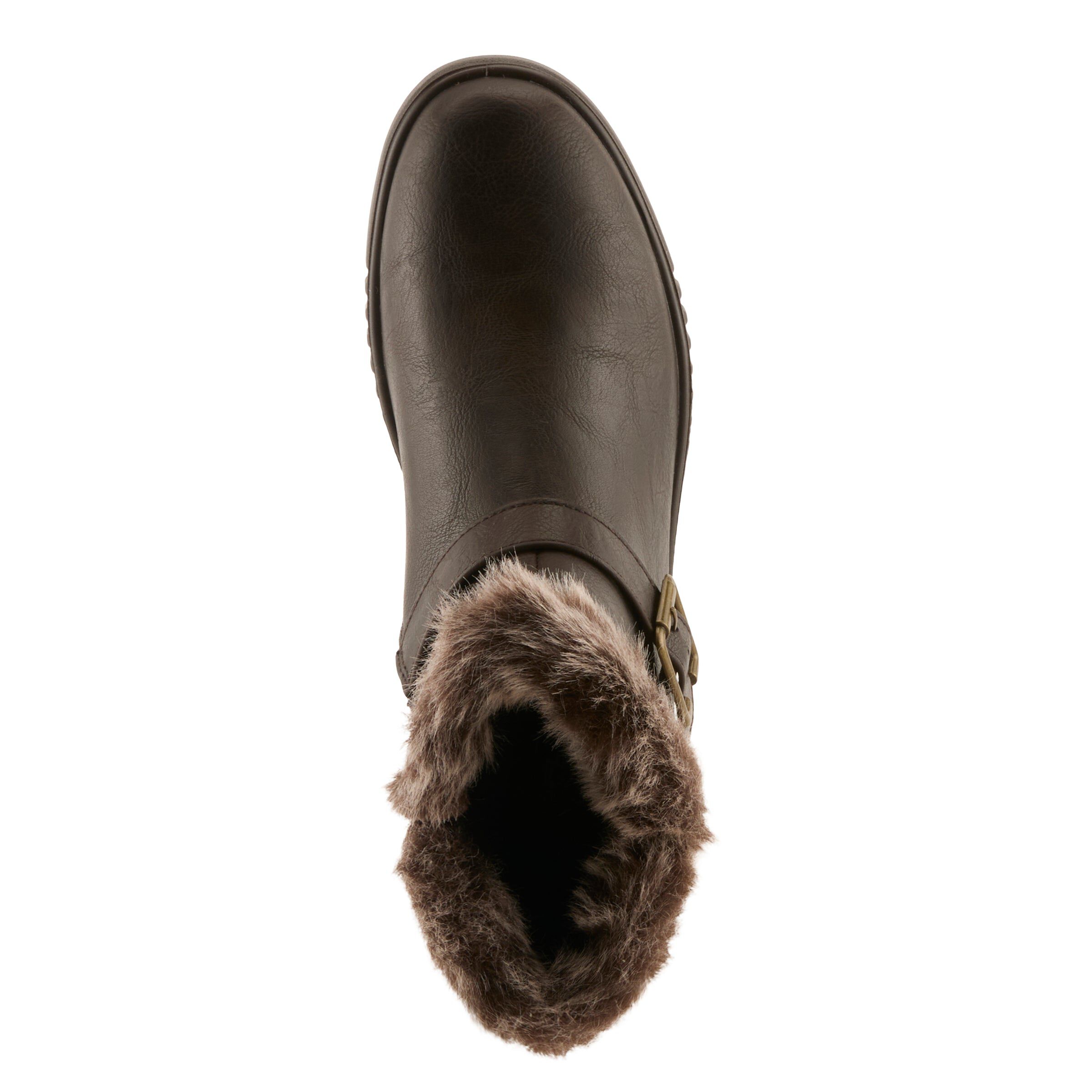 Camdria Booties, DARK BROWN, alternate image number 3