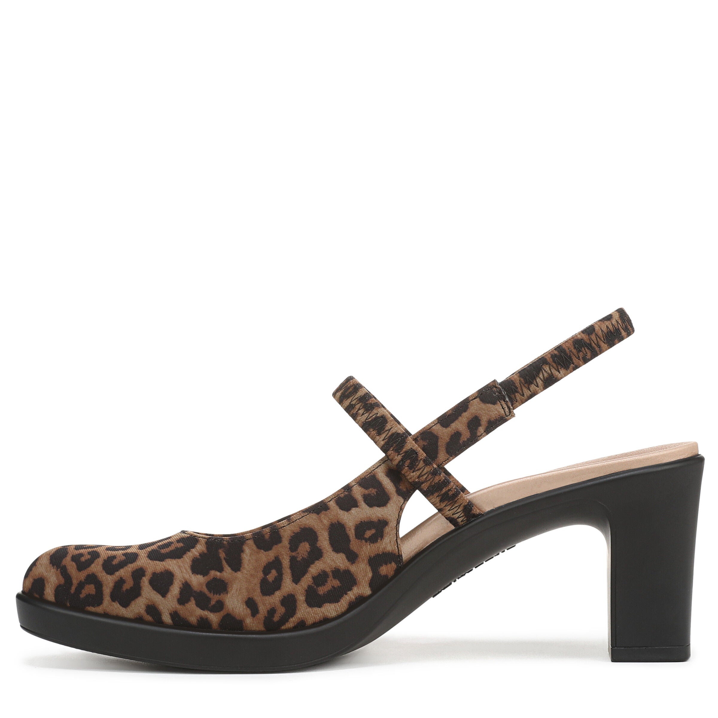 Evoke Slingback Pump, BROWN MULTI FABRIC, alternate image number 5