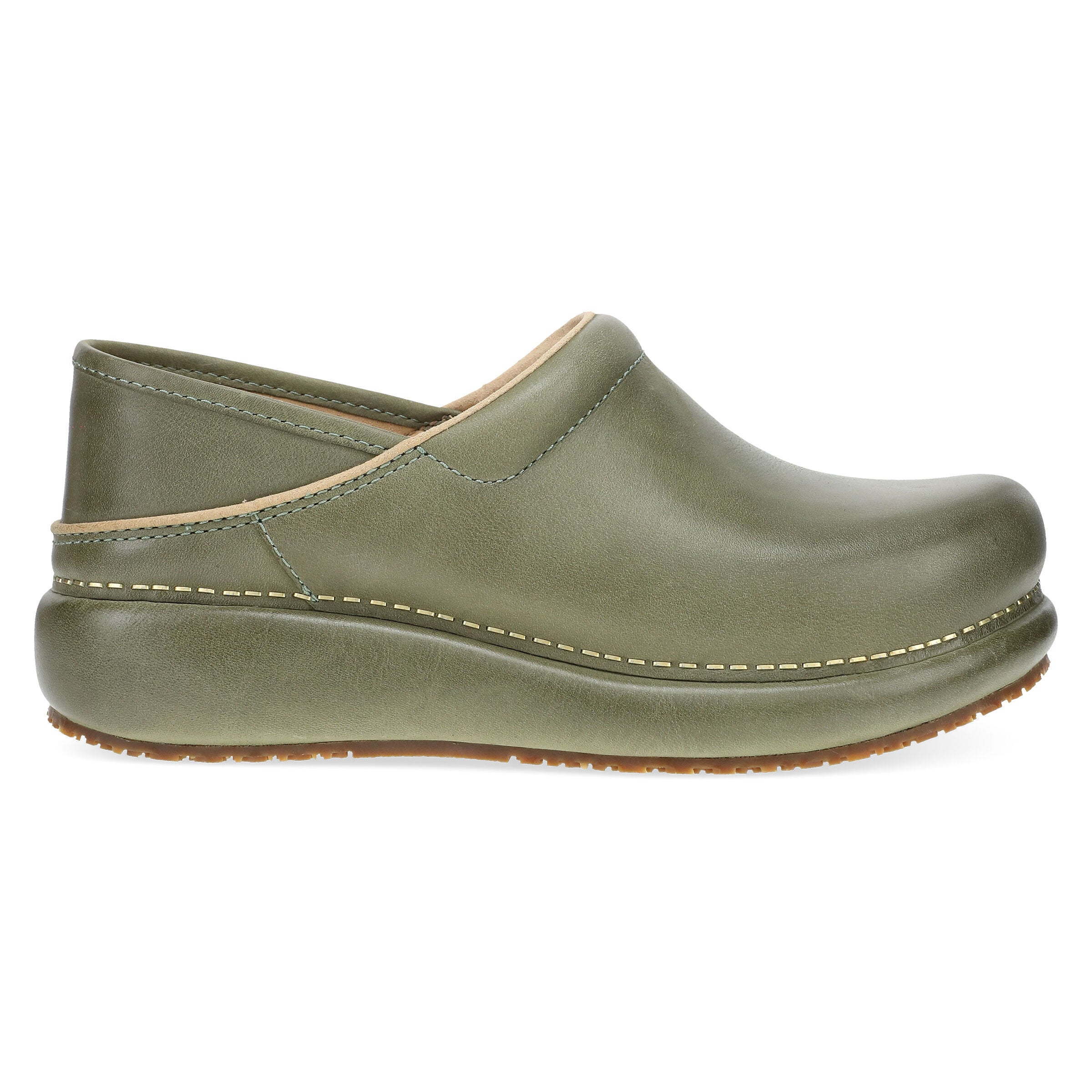 Platform Pro Nubuck Clog, GREEN, alternate image number 4