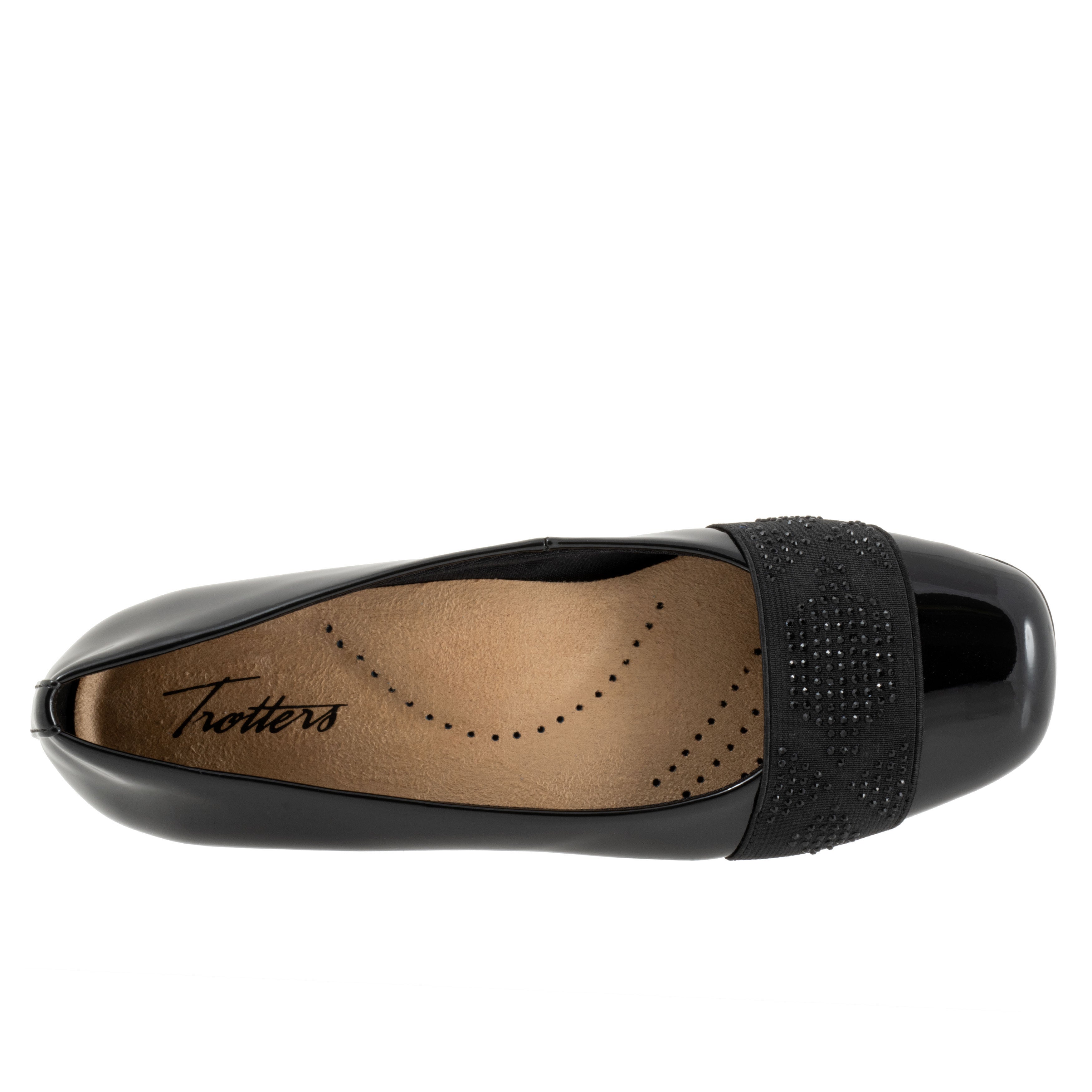 Samantha Flat, BLACK PATENT, alternate image number 3