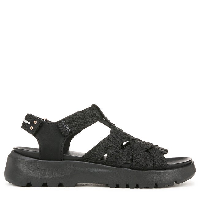 Blissful Strappy Sandal, BLACK, alternate image number 3