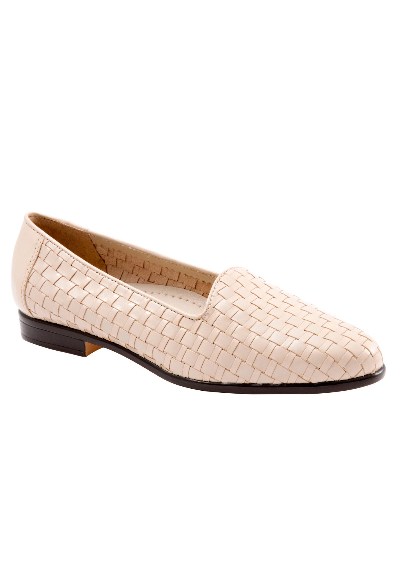 Liz Leather Loafer by Trotters®, BONE, hi-res image number 0