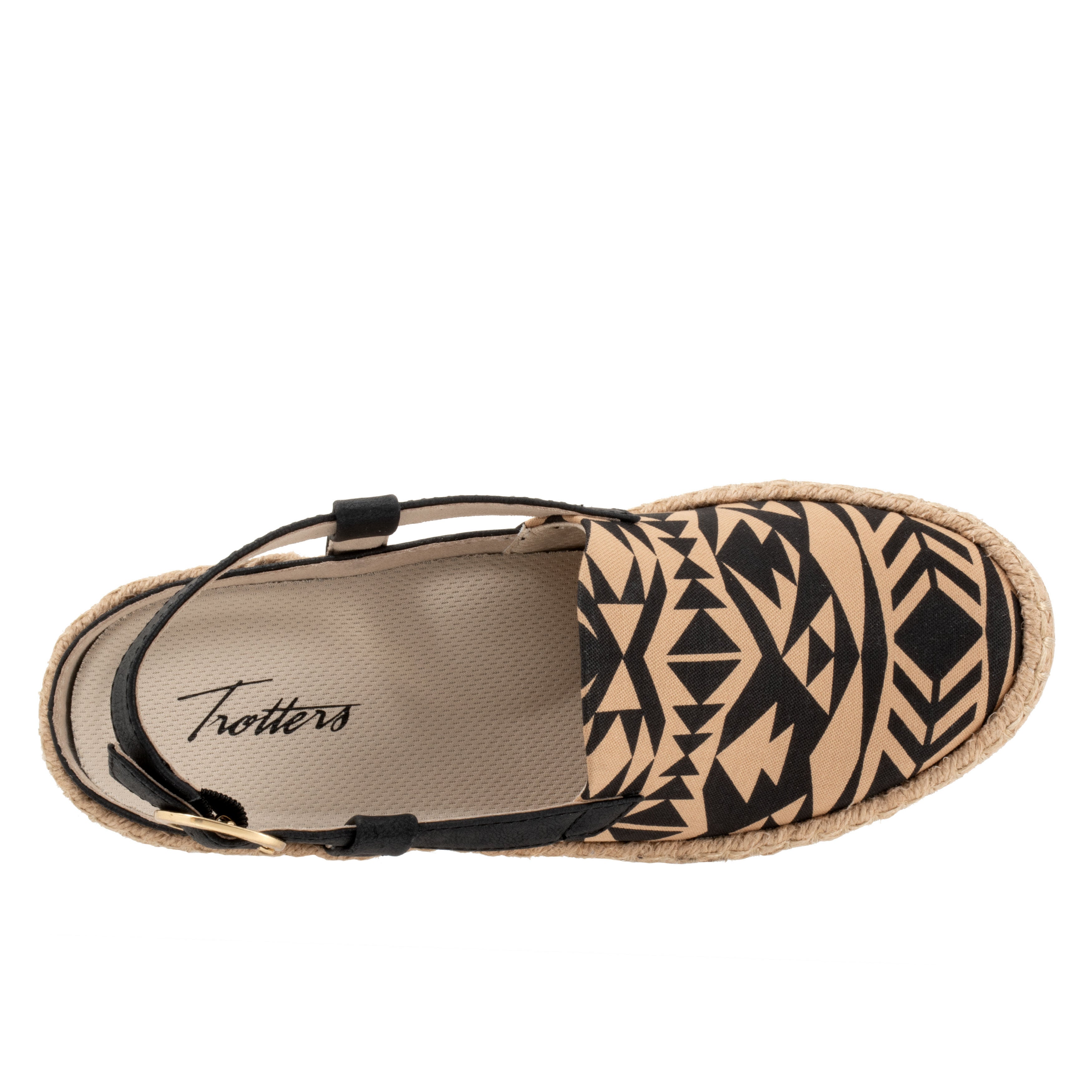 Paisley Flat, BLACK TAN TEXTILE, alternate image number 3