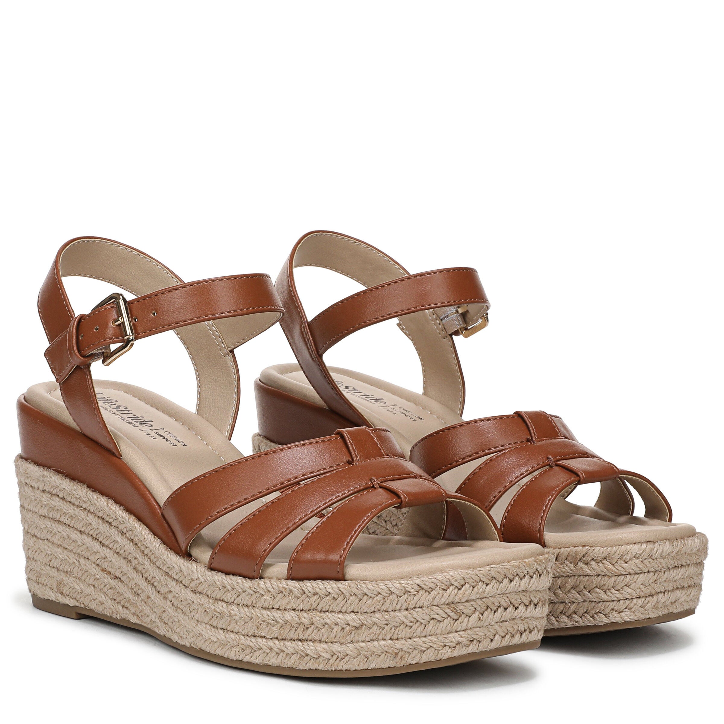 Havana Espadrille Wedge Sandal, TAN, alternate image number 2