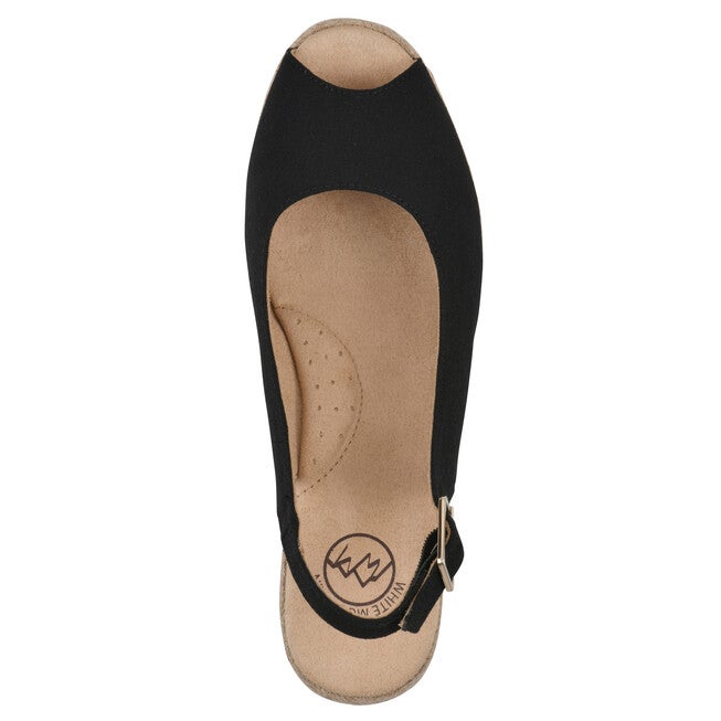 Maize Espadrille Wedge, BLACK FABRIC, alternate image number 4