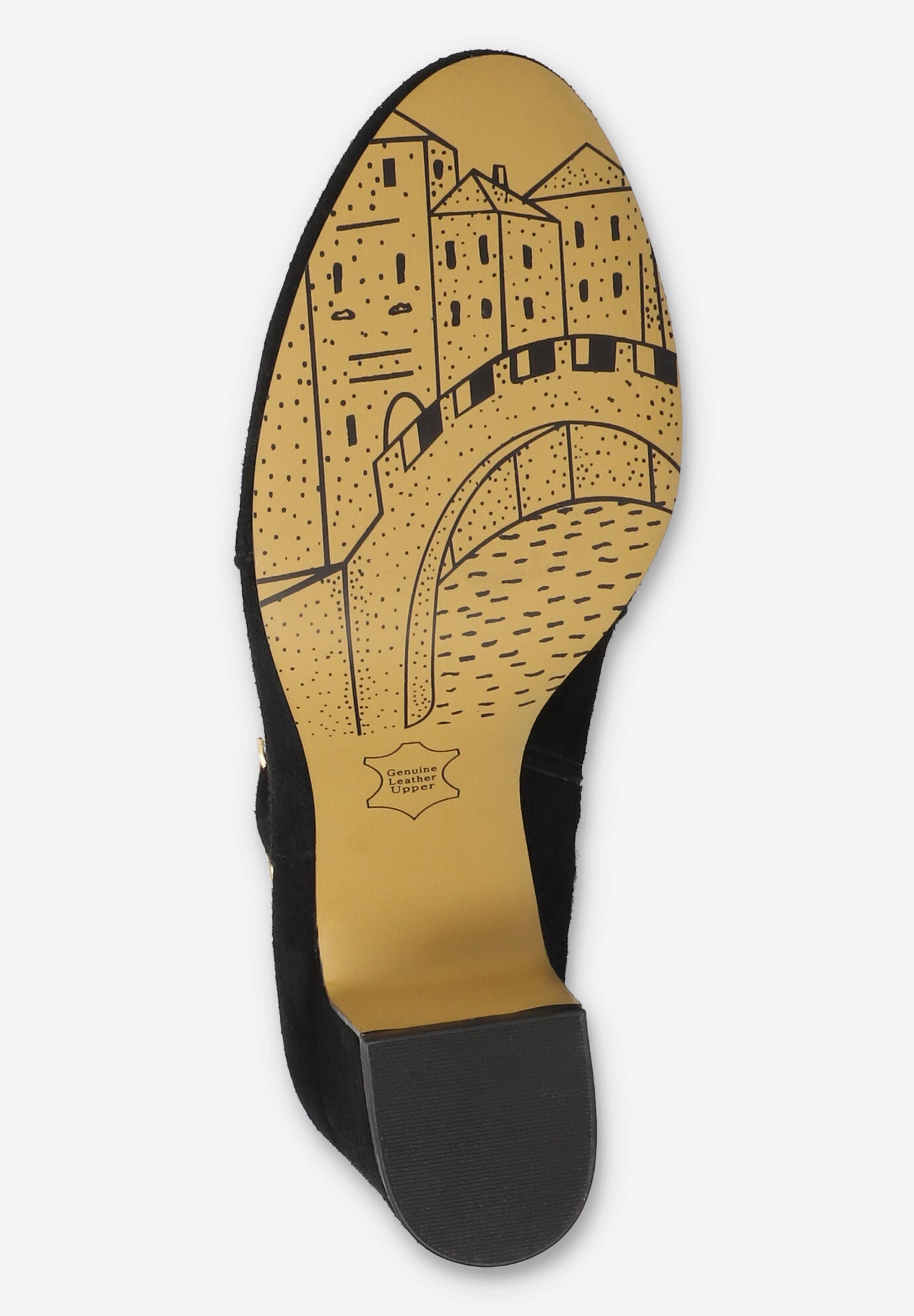 Gamela Dress Ankle Boot, BLACK SUEDE LEATHER, alternate image number 5