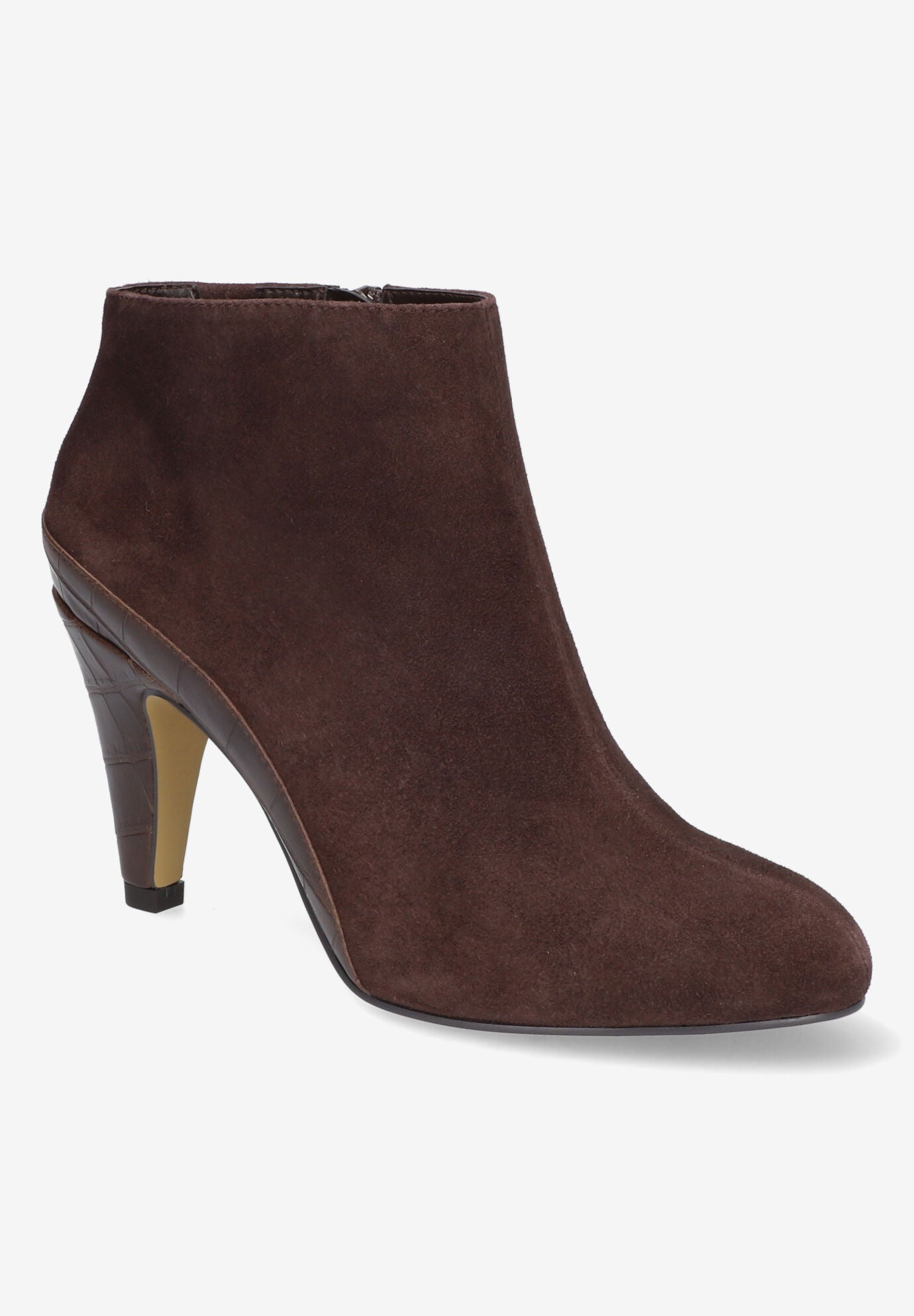 Woman within booties outlet