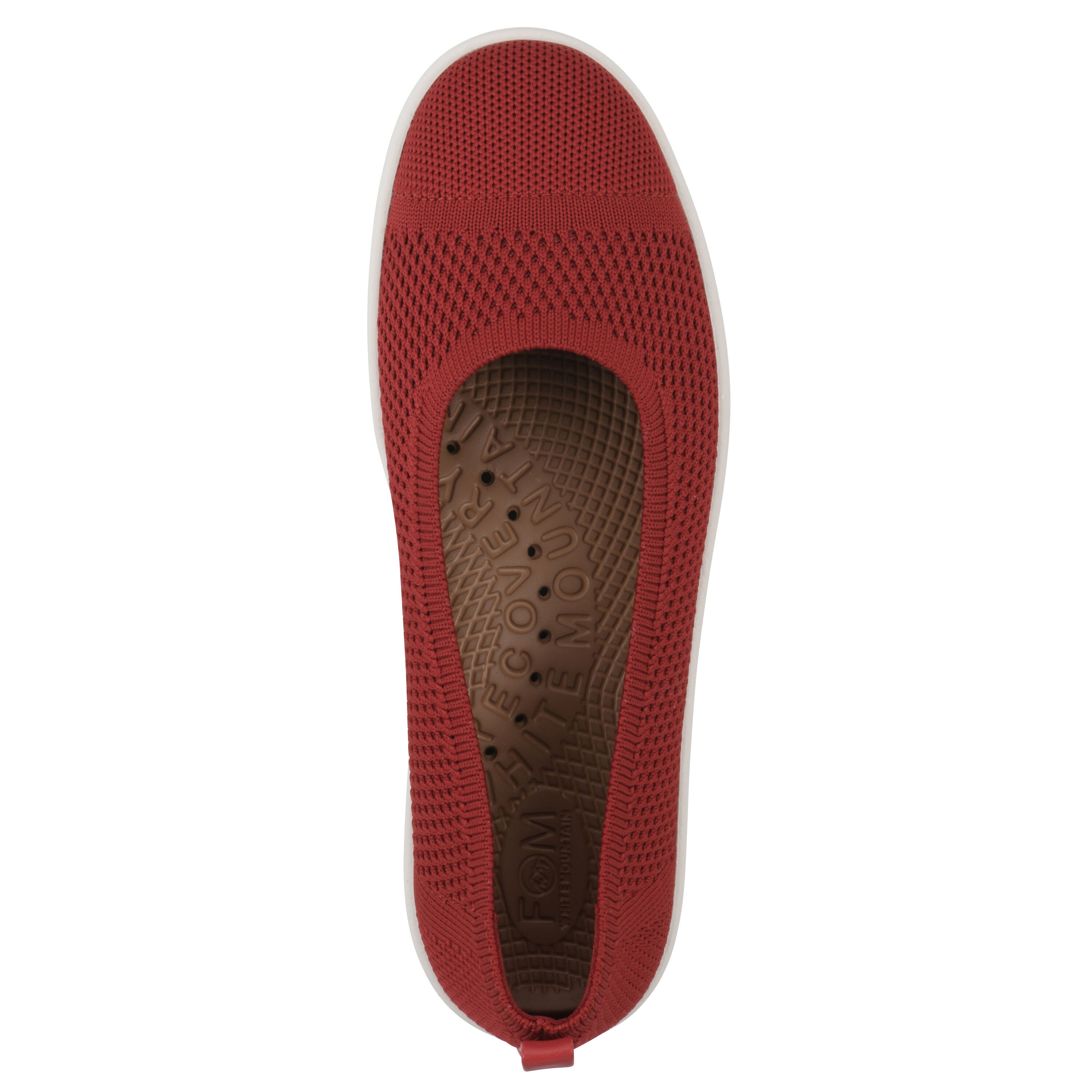 Naveen FOM Recovery Slip-On Sneaker, CRUELLA RED FABRIC, alternate image number 4