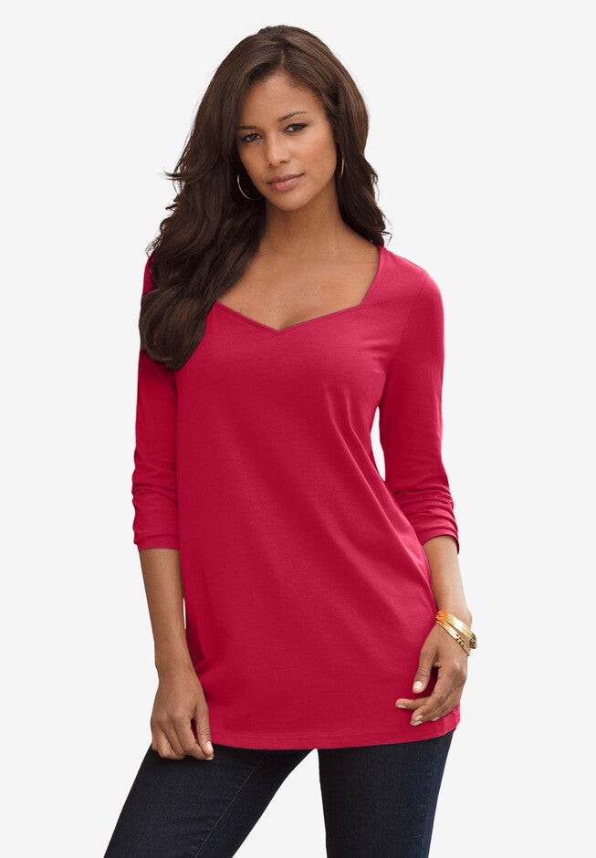 Sweetheart Ultimate Tee, CLASSIC RED, hi-res image number 0