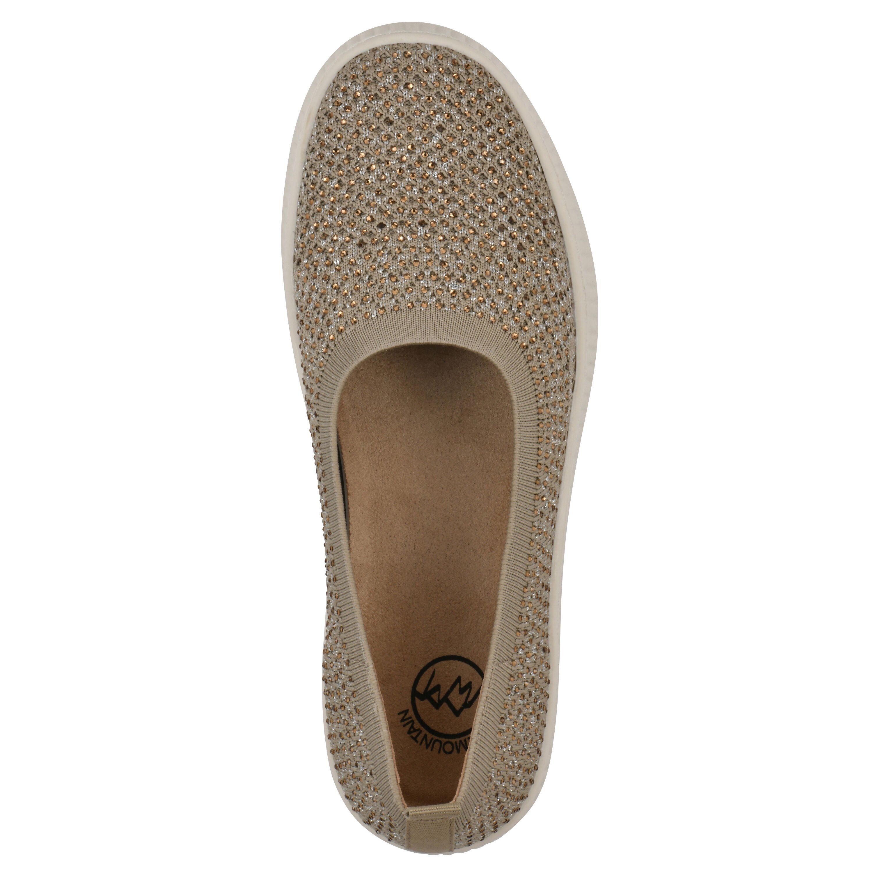 Digs Slip On Sneaker, GOLD FABRIC, alternate image number 4