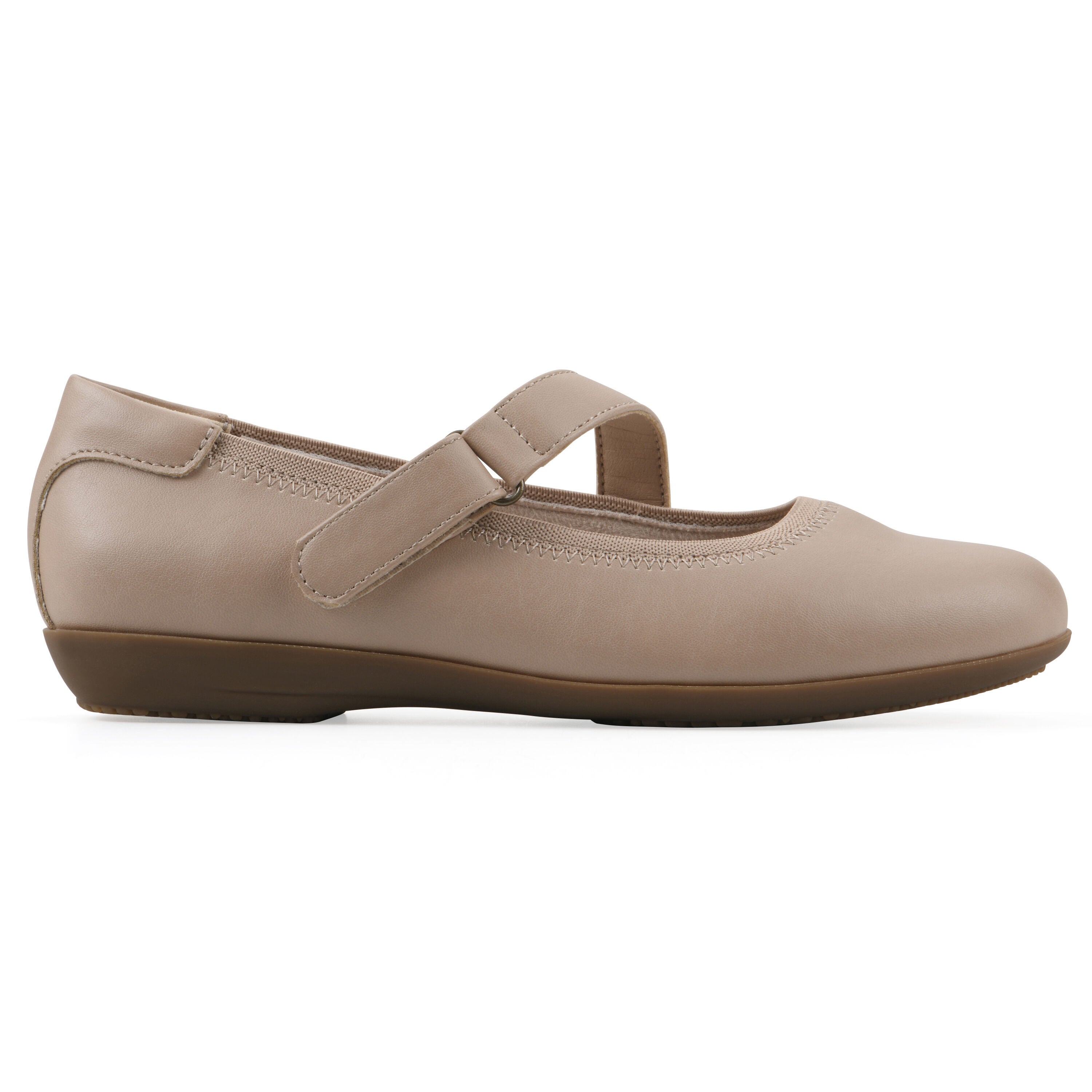 Carwen Ballet Flat, NATURAL SMOOTH, alternate image number 2