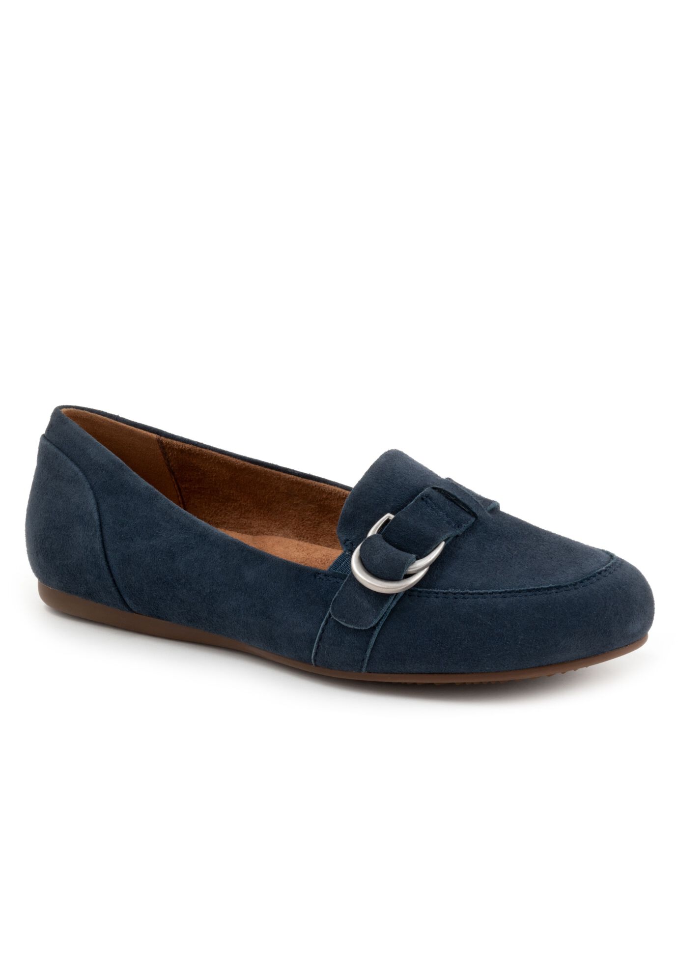 Serra Flat Mule, NAVY SUEDE, hi-res image number 0