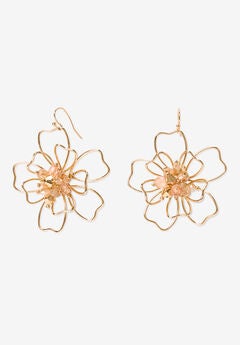 Floral Beaded Earrings