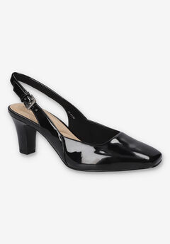 Ritsa Square Toe Slingback Pump