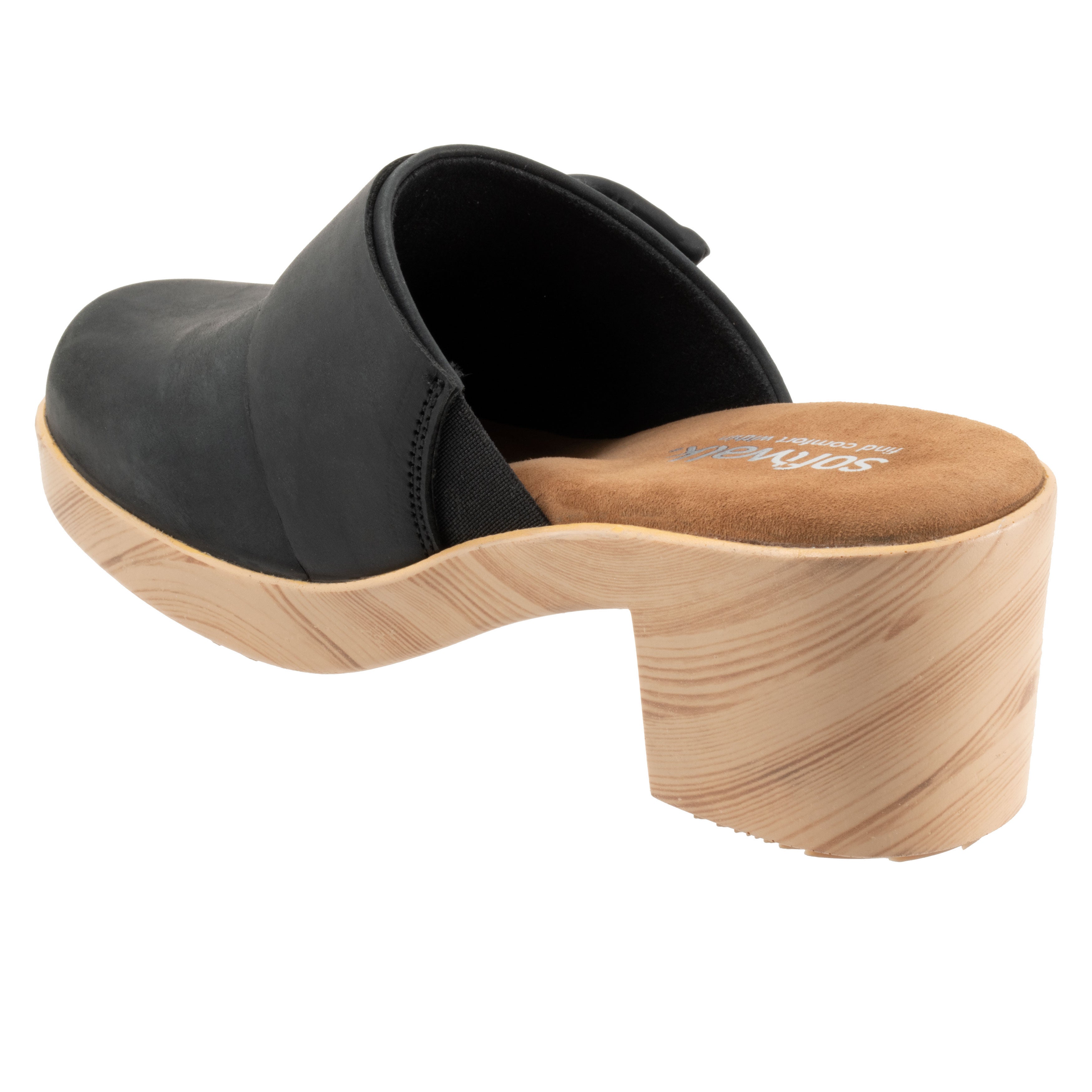 Ferrara Clog, DARK BLACK OILY, on-hover image number 1