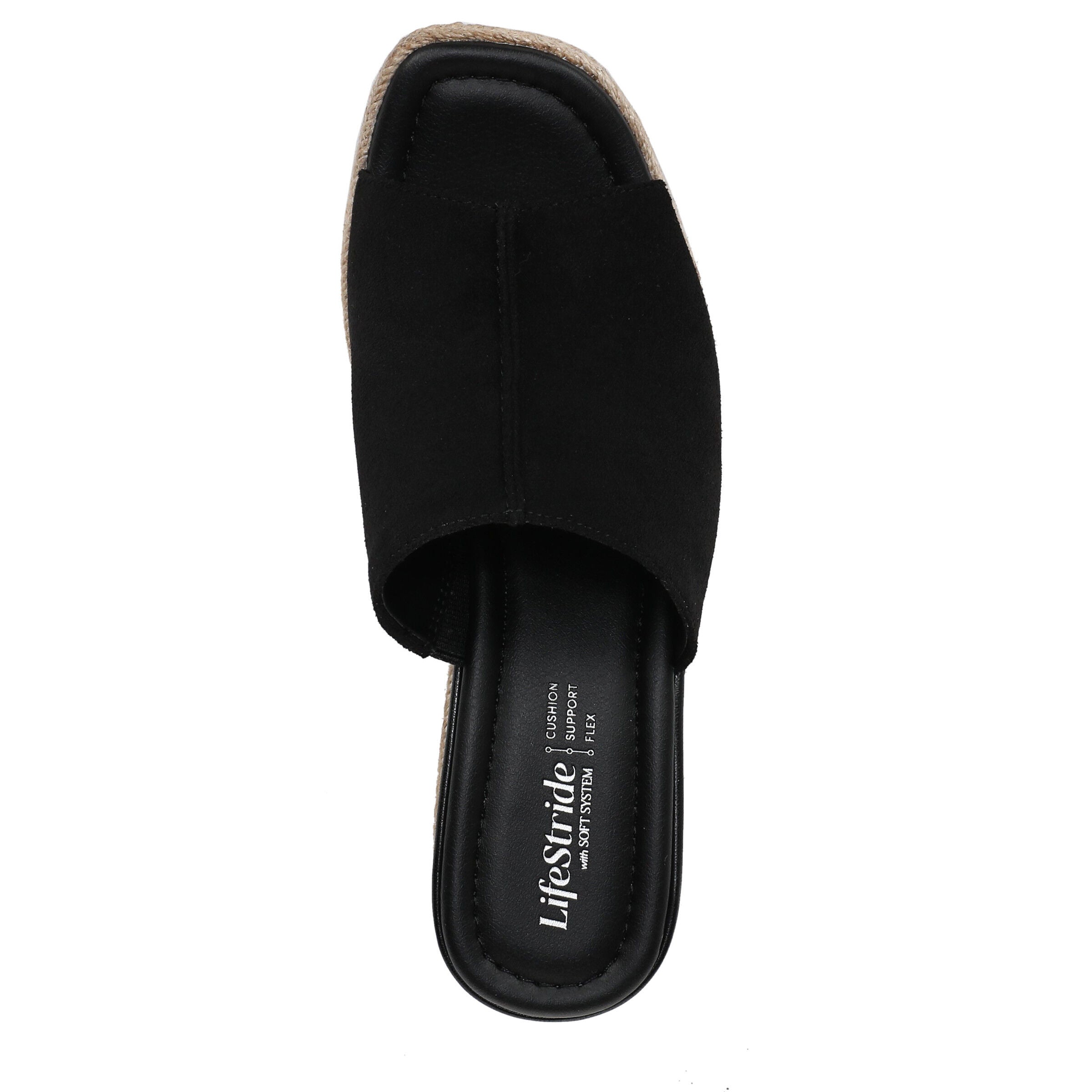 Haute Platform Espadrille Sandal, BLACK, alternate image number 6