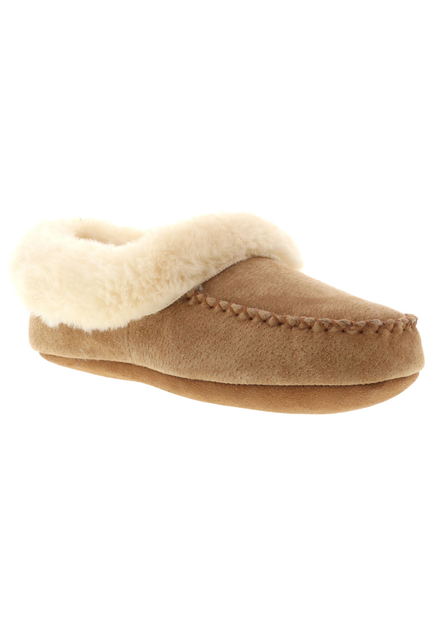 Australian Bootie II Suede Slippers, Chestnut Woman Within