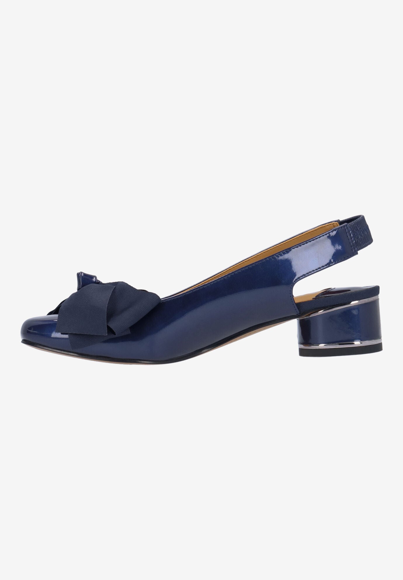Lazule Slingback Pump, NAVY, alternate image number 4