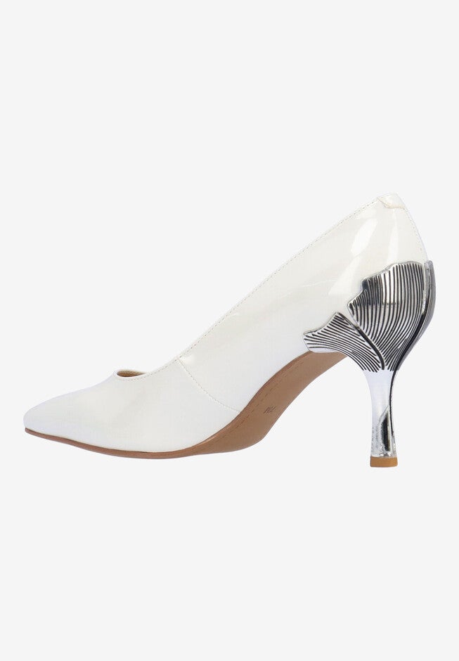Tacy Slip On Pump, WHITE, on-hover image number 1
