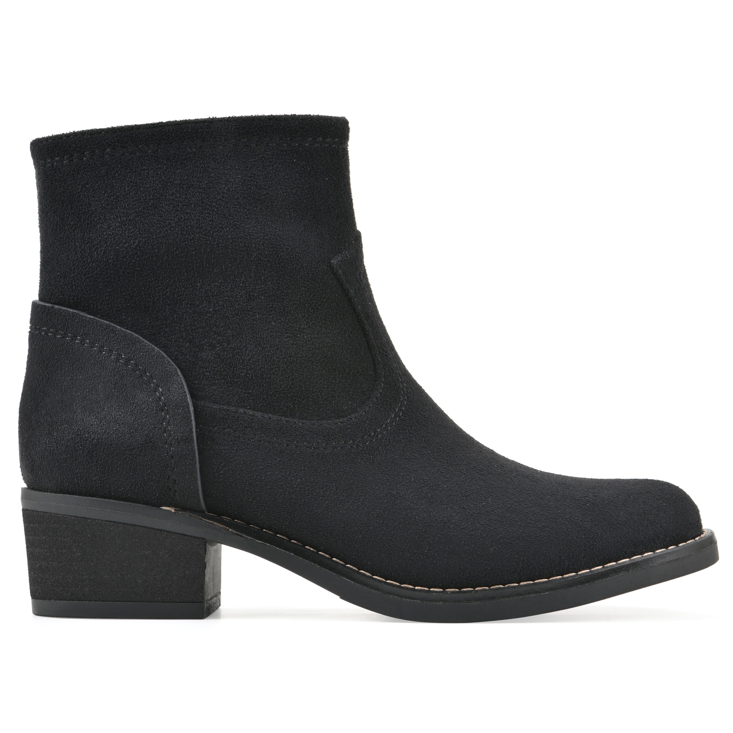 Meringue Western Bootie, BLACK FABRIC, alternate image number 2