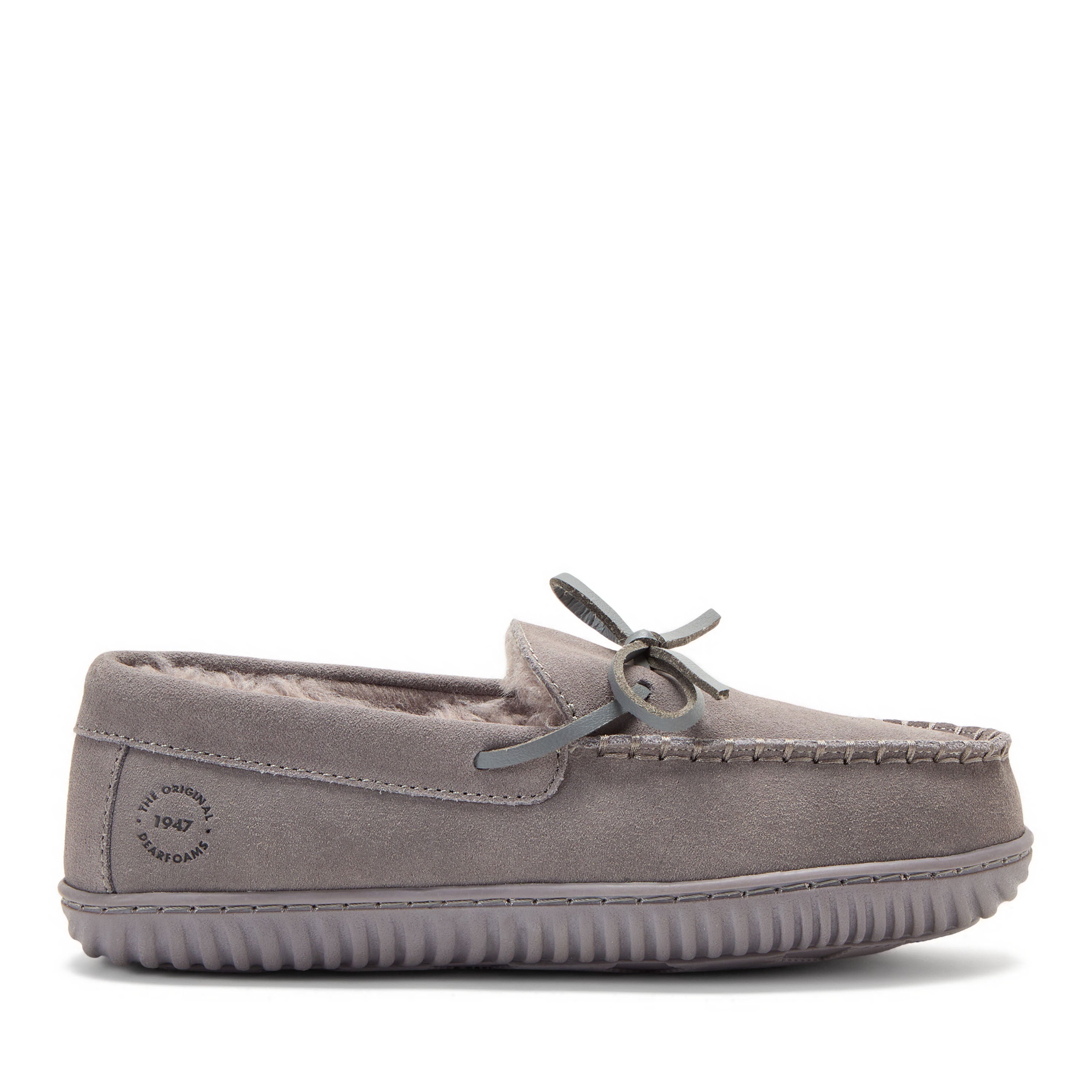 Harriet Genuine Suede Moccasin, GREY, alternate image number 1