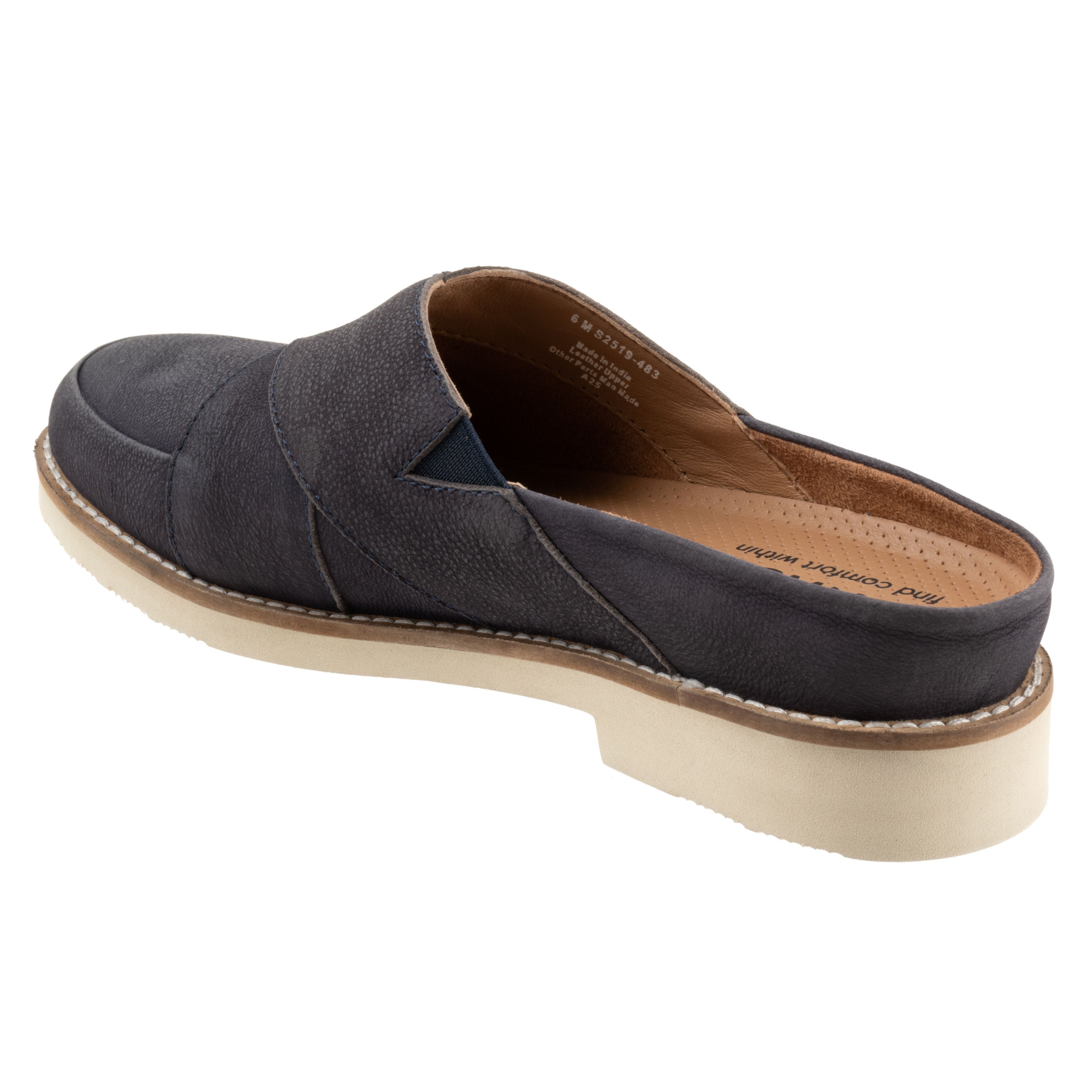 Wessex Flat, NAVY NUBUCK, on-hover image number 1
