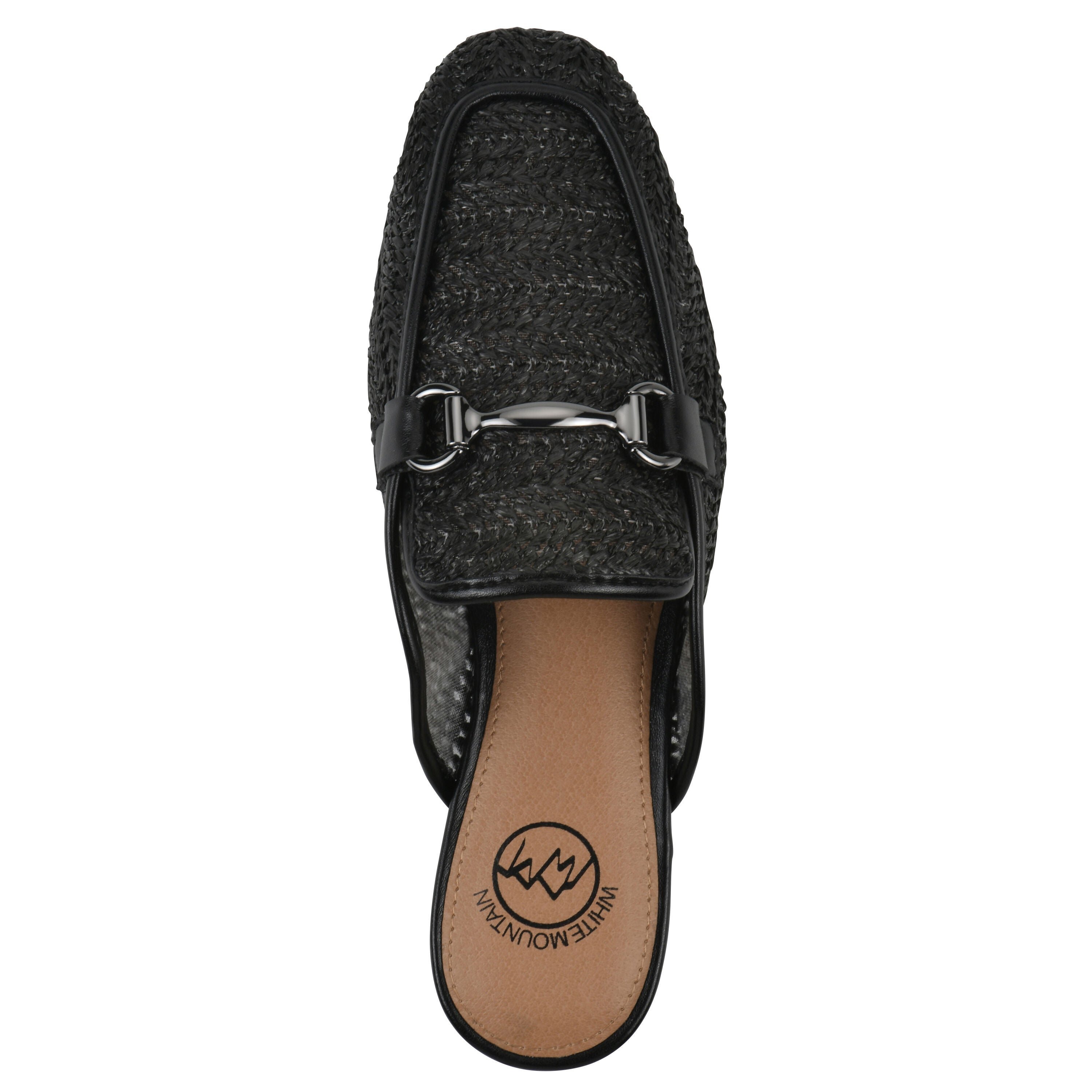 Bobbin Slip On Mule, BLACK SMOOTH, alternate image number 4