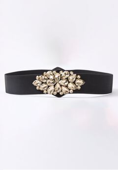 Rhinestone Stretch Belt