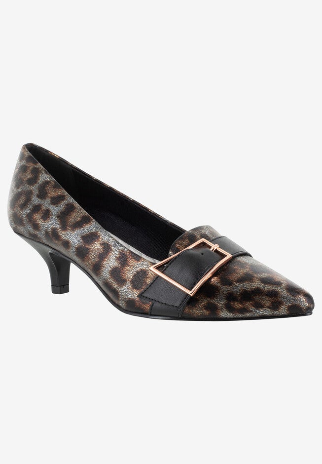 Exquisite Pump , METALLIC LEOPARD, hi-res image number null